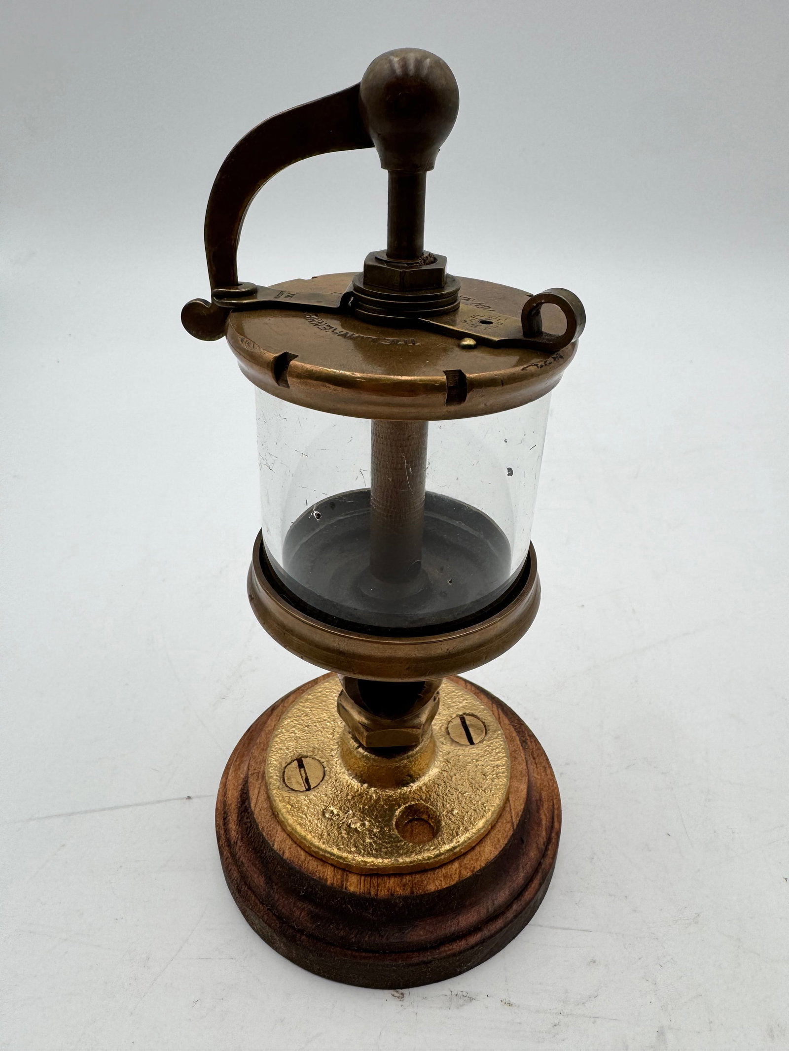 Antique Lunkenheimer Crown No. 4 Brass Steam Engine Lubricator Oiler Cincinnati Ohio (1 of 6)