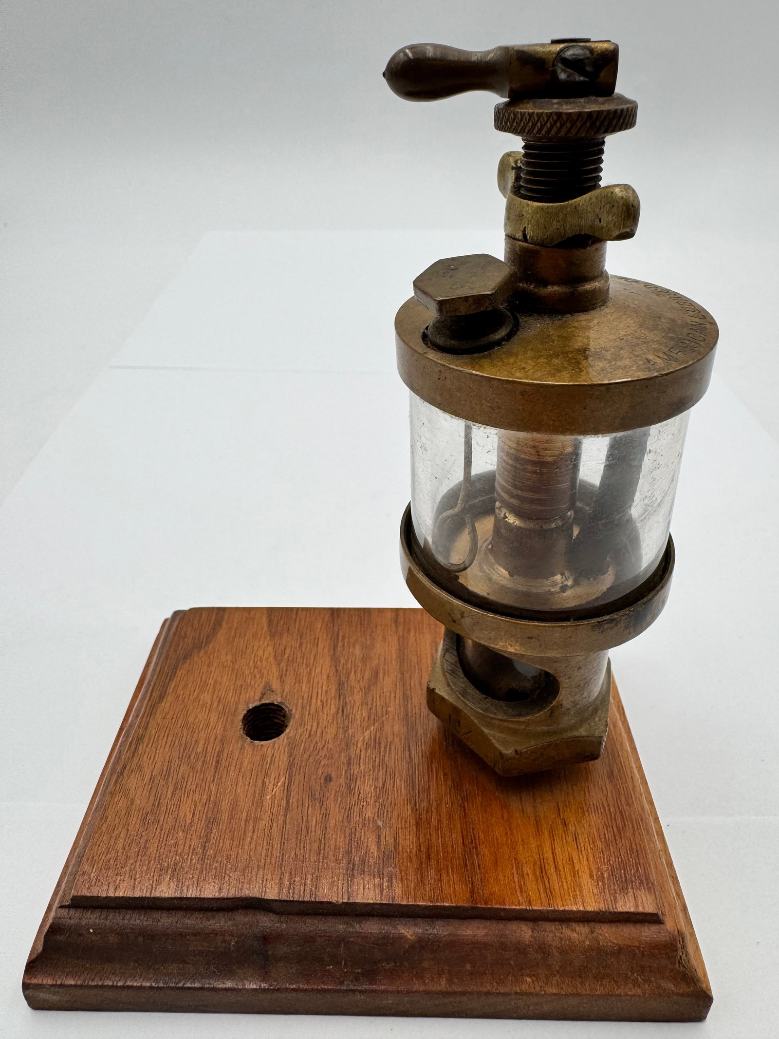 Antique American Lubricator Co. Detroit Brass Steam Engine Oiler Lubricator (1 of 5)