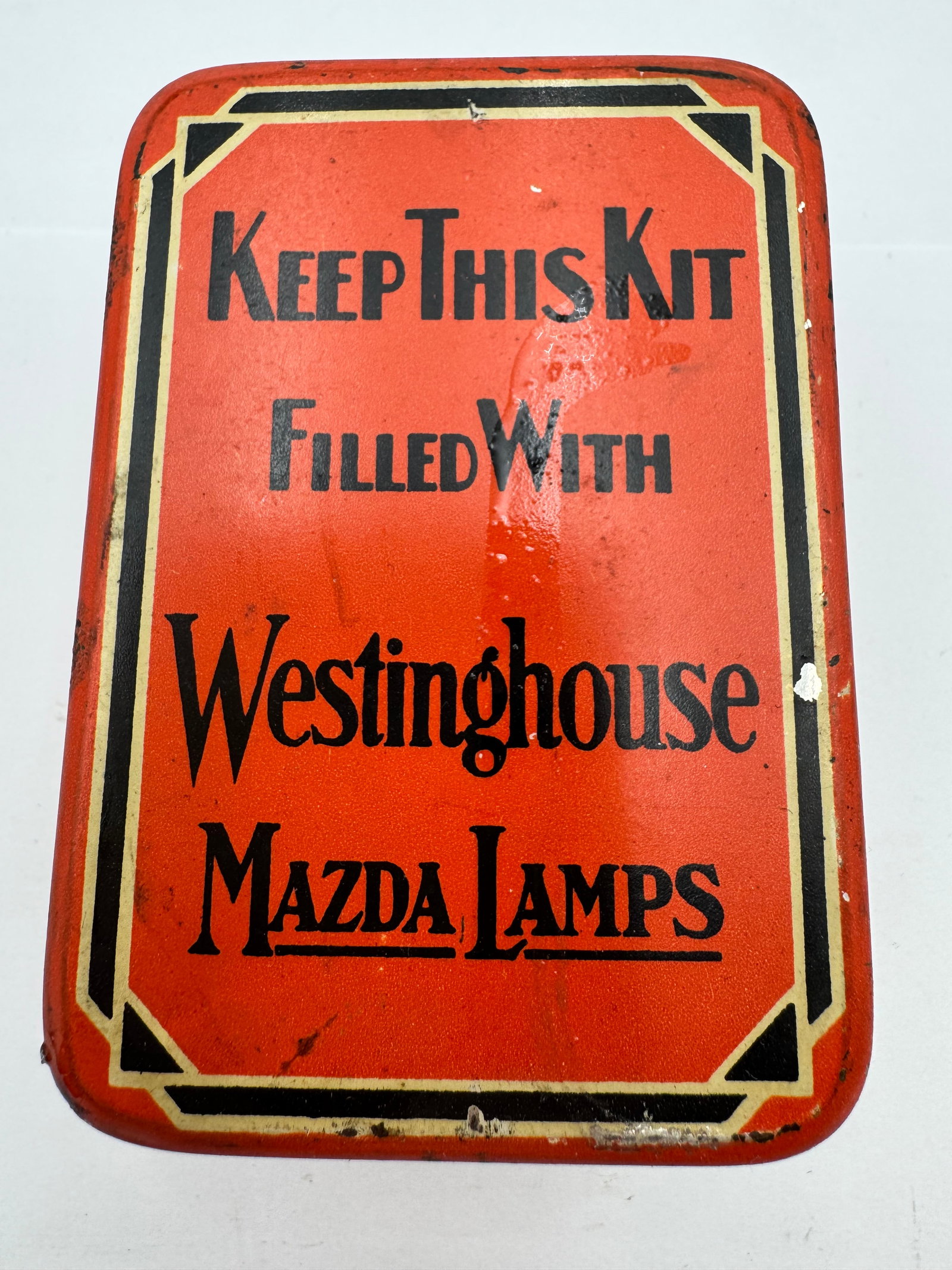 Vintage Westinghouse Mazda Lamps Bulb Kit Tin w Original Bulbs (1 of 5)