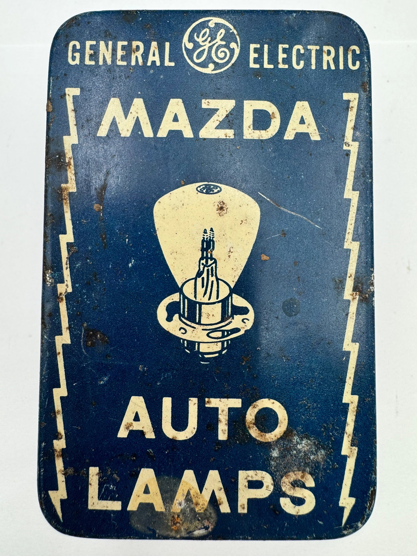 Vintage GE Mazda Auto Lamps Tin w Original Bulbs & Boxes (1 of 5)