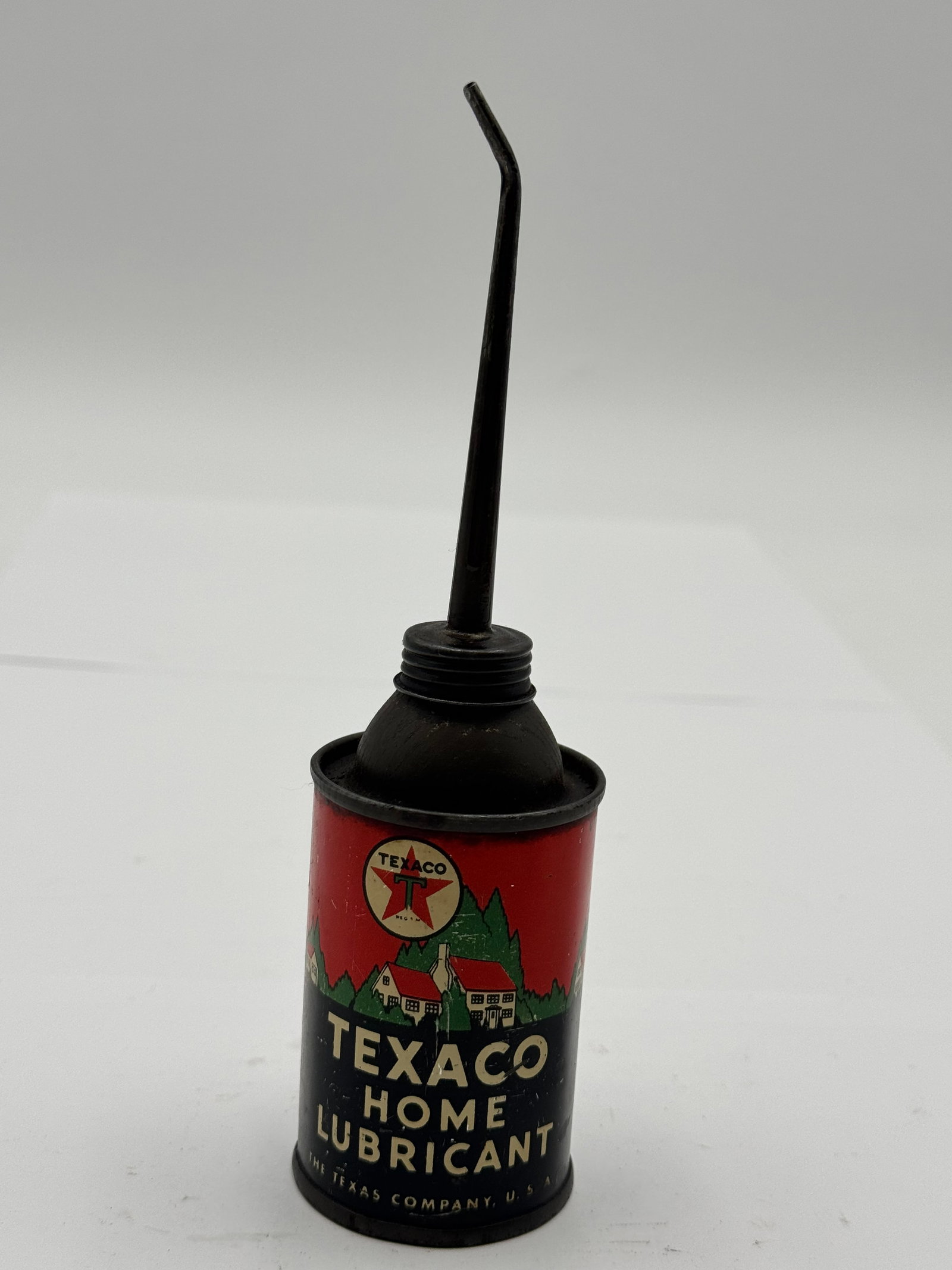Vintage Texaco Home Lubricant Oil Can w Long Spout (1 of 4)