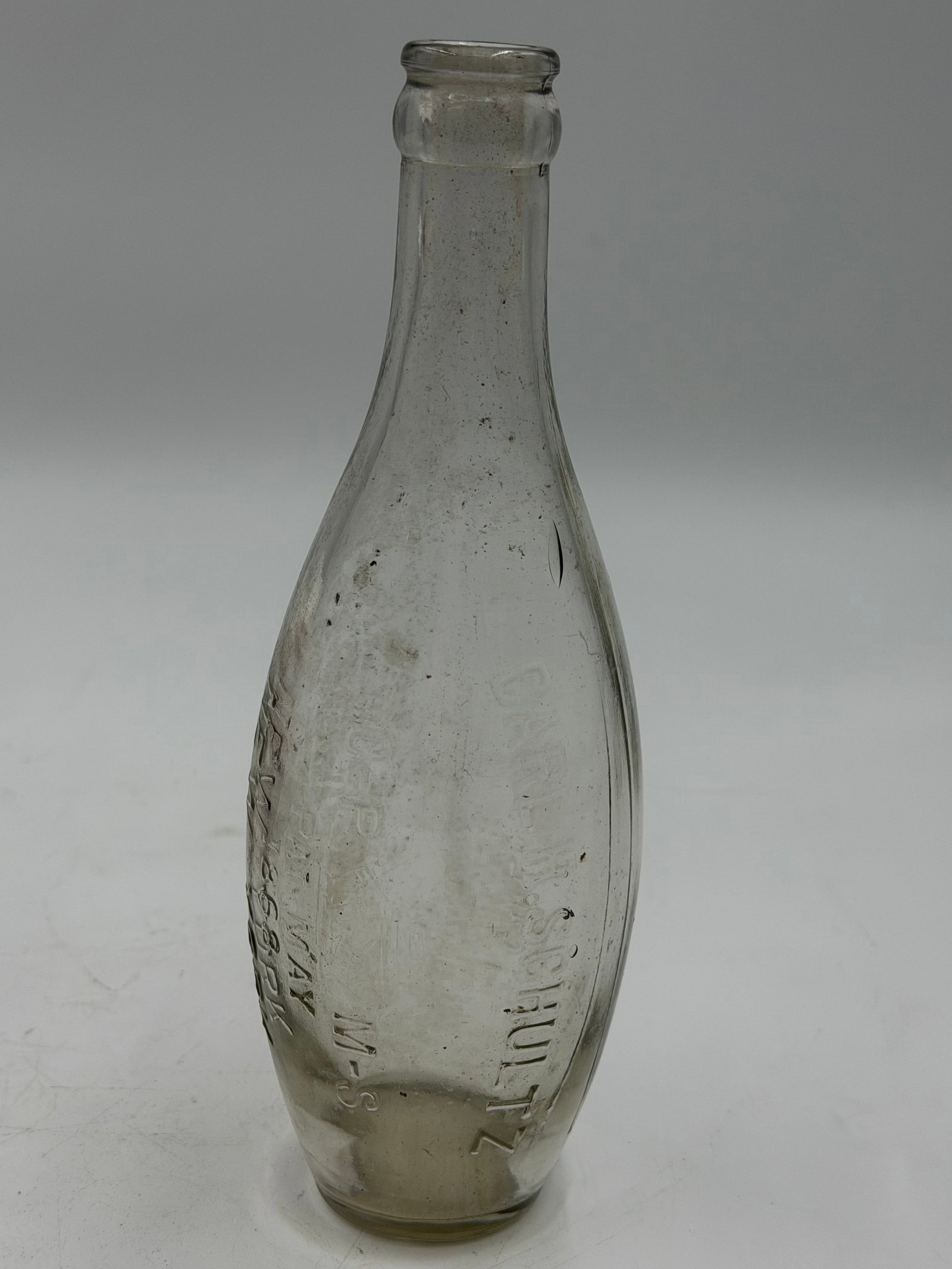 Antique Charl H. Shultz New York Blob Top Soda Bottle (1 of 6)