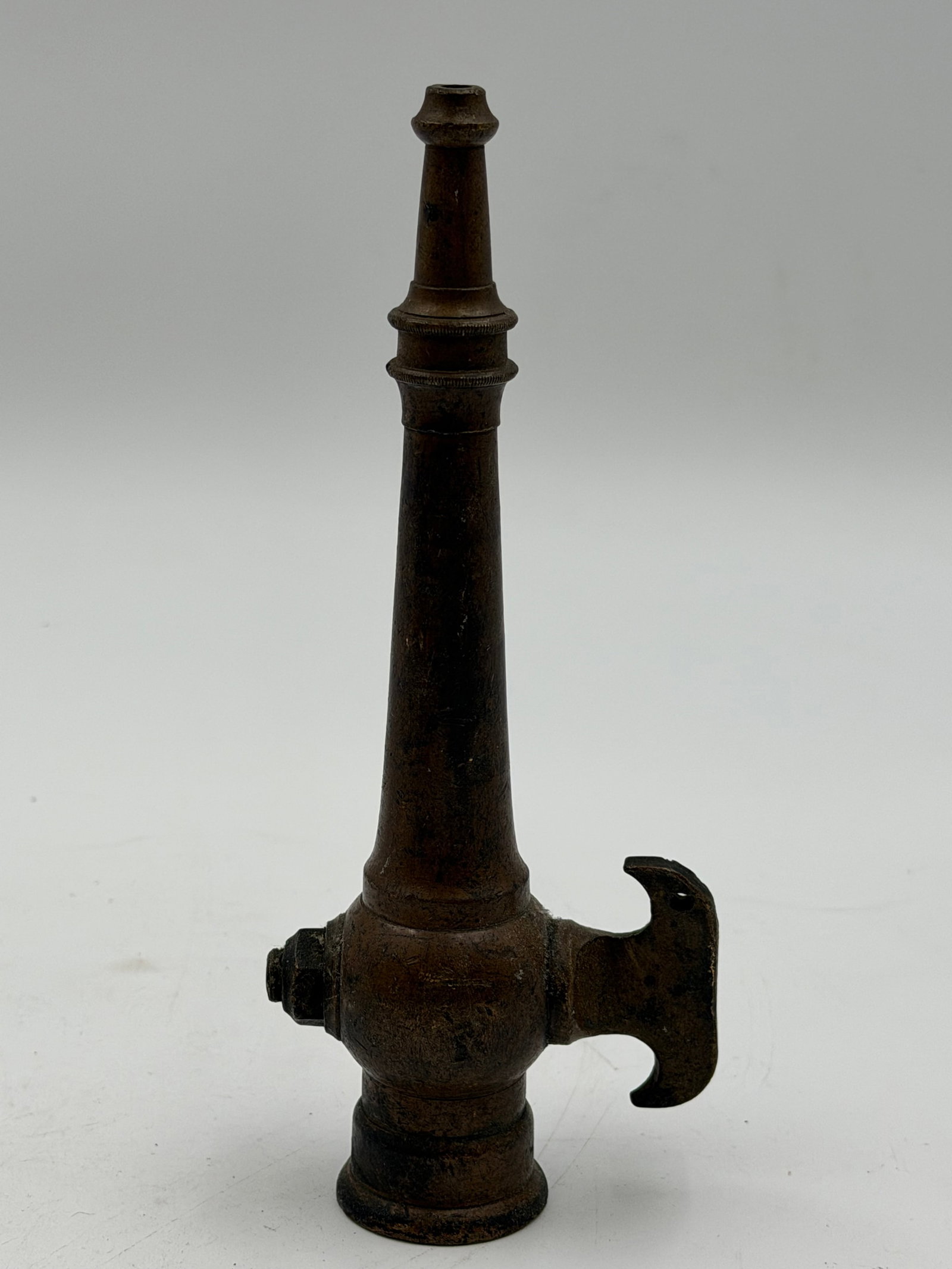 Antique Brass Fire Hose Nozzle / Fireman’s Hose Tip (1 of 6)
