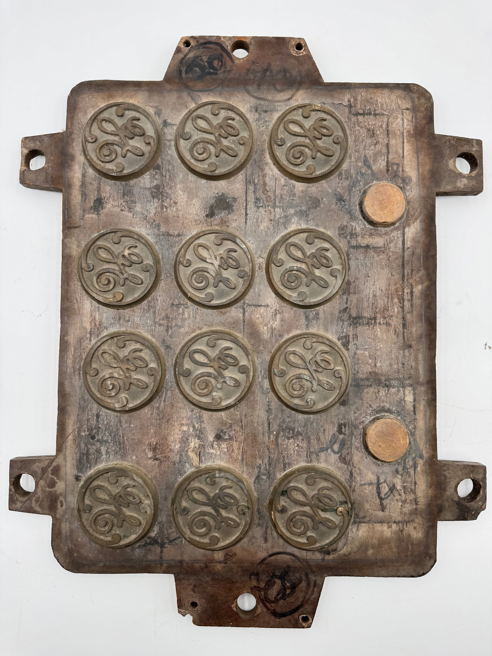 Rare GE General Electric Multi Logo Foundry Mold Plate (1 of 6)