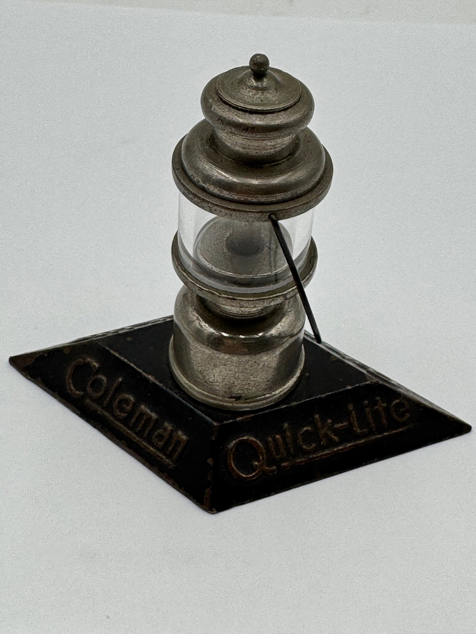 Rare Vintage Coleman Quick-Lite Mini Lantern Countertop Advertising Display (1 of 7)