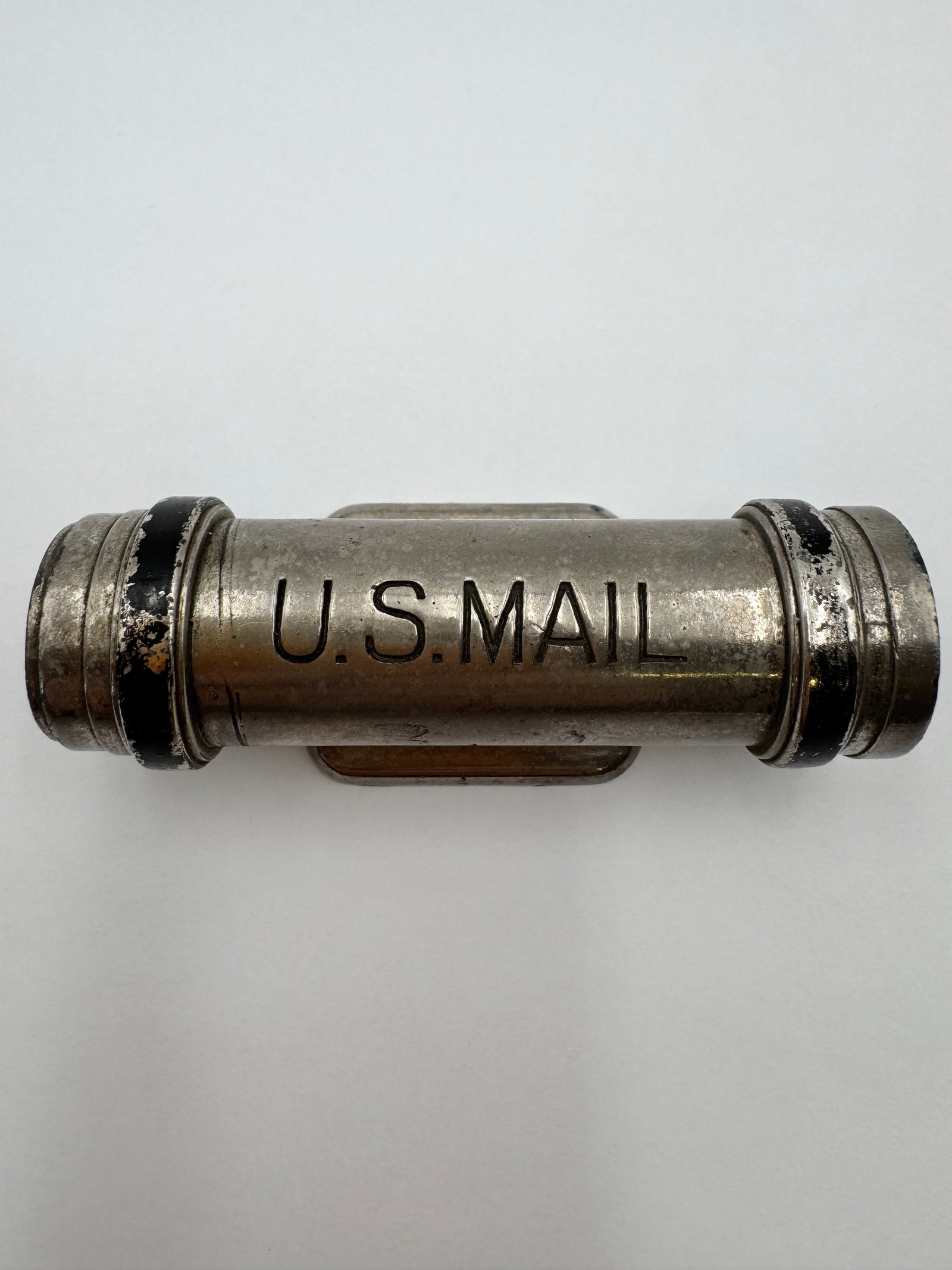 Vintage U.S. Mail Cylinder Mailbox Paperweight Deshler Ohio (1 of 7)