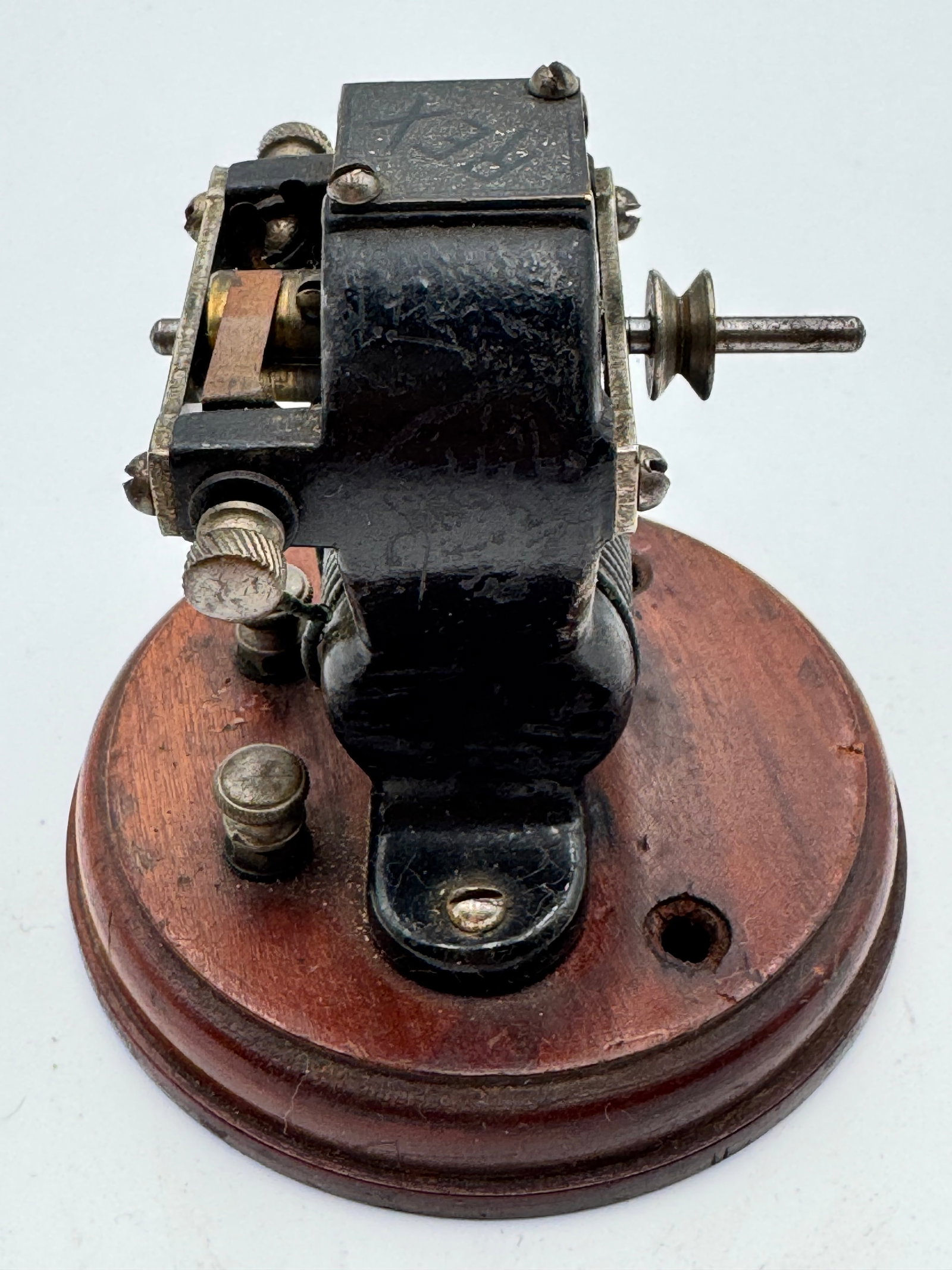 Antique REX Electric demonstration Motor Laboratory Teaching Device c1900 - 3