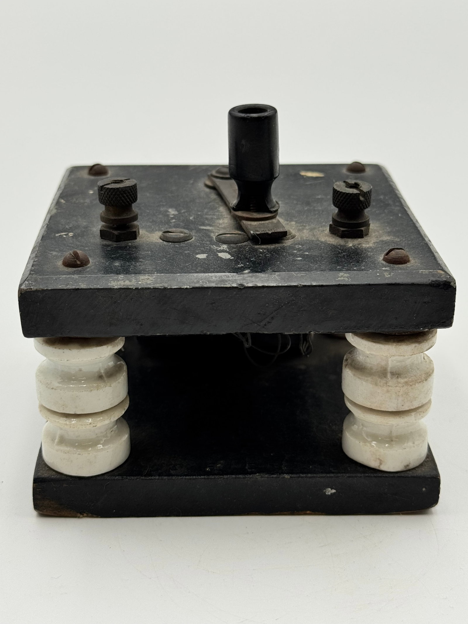 Antique Telegraph Relay Electrical Apparatus Porcelain Insulators Scientific Instrument (1 of 9)