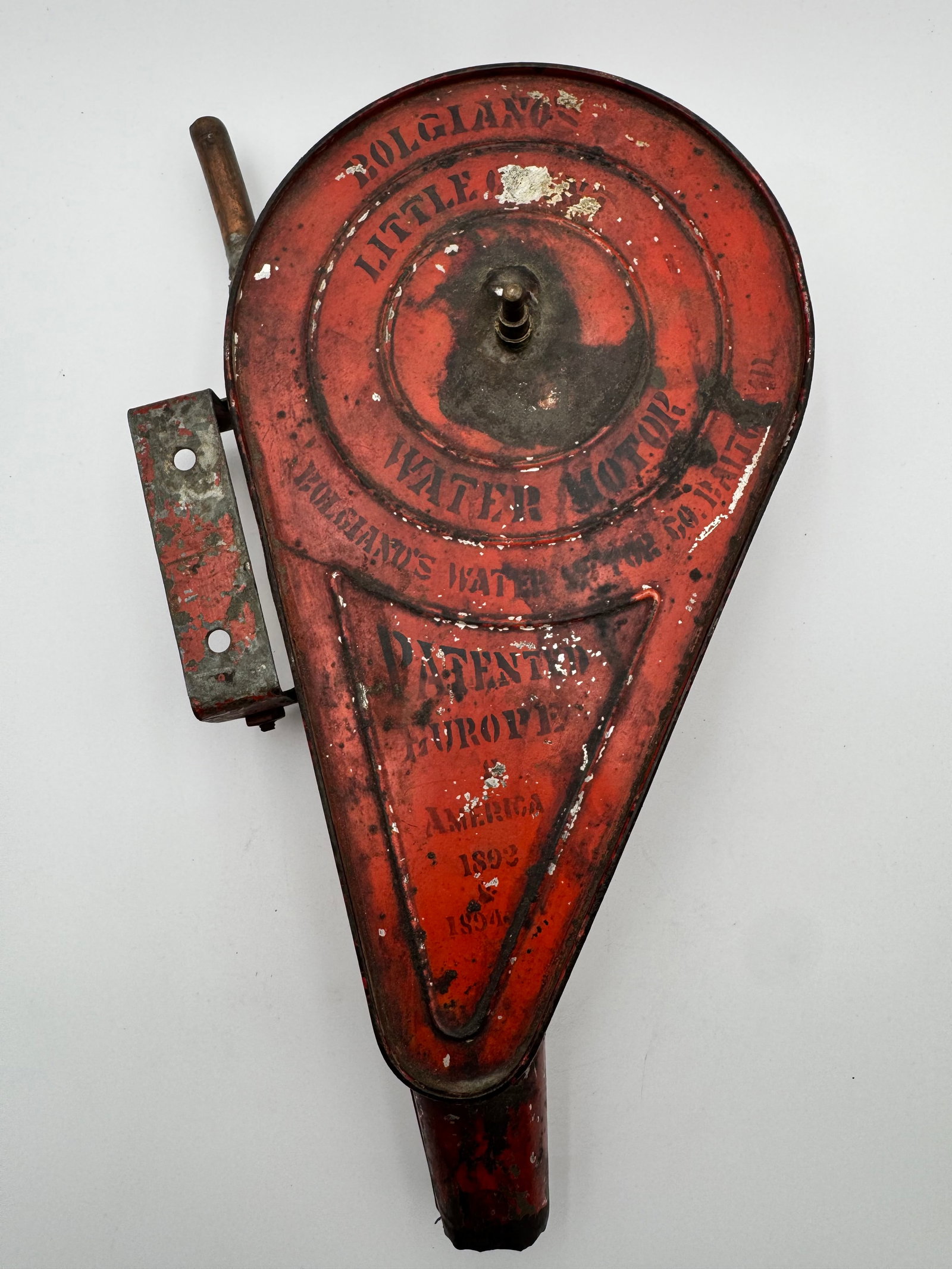 Antique Bolgiano’s Little Water Motor Patented 1892 1894 Industrial (1 of 7)