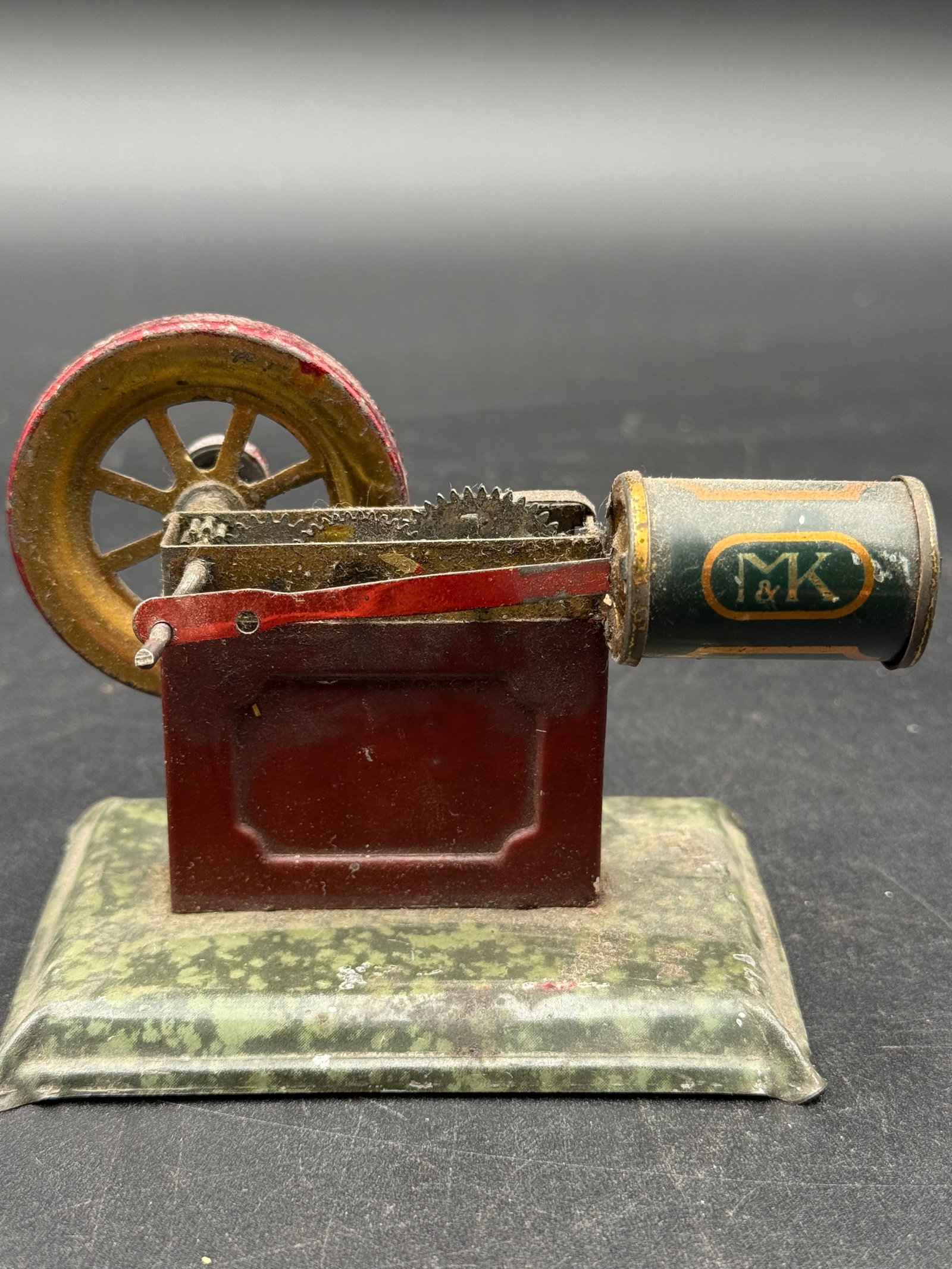 TOY MODEL STEAM ENGINE M&K GERMANY - 2