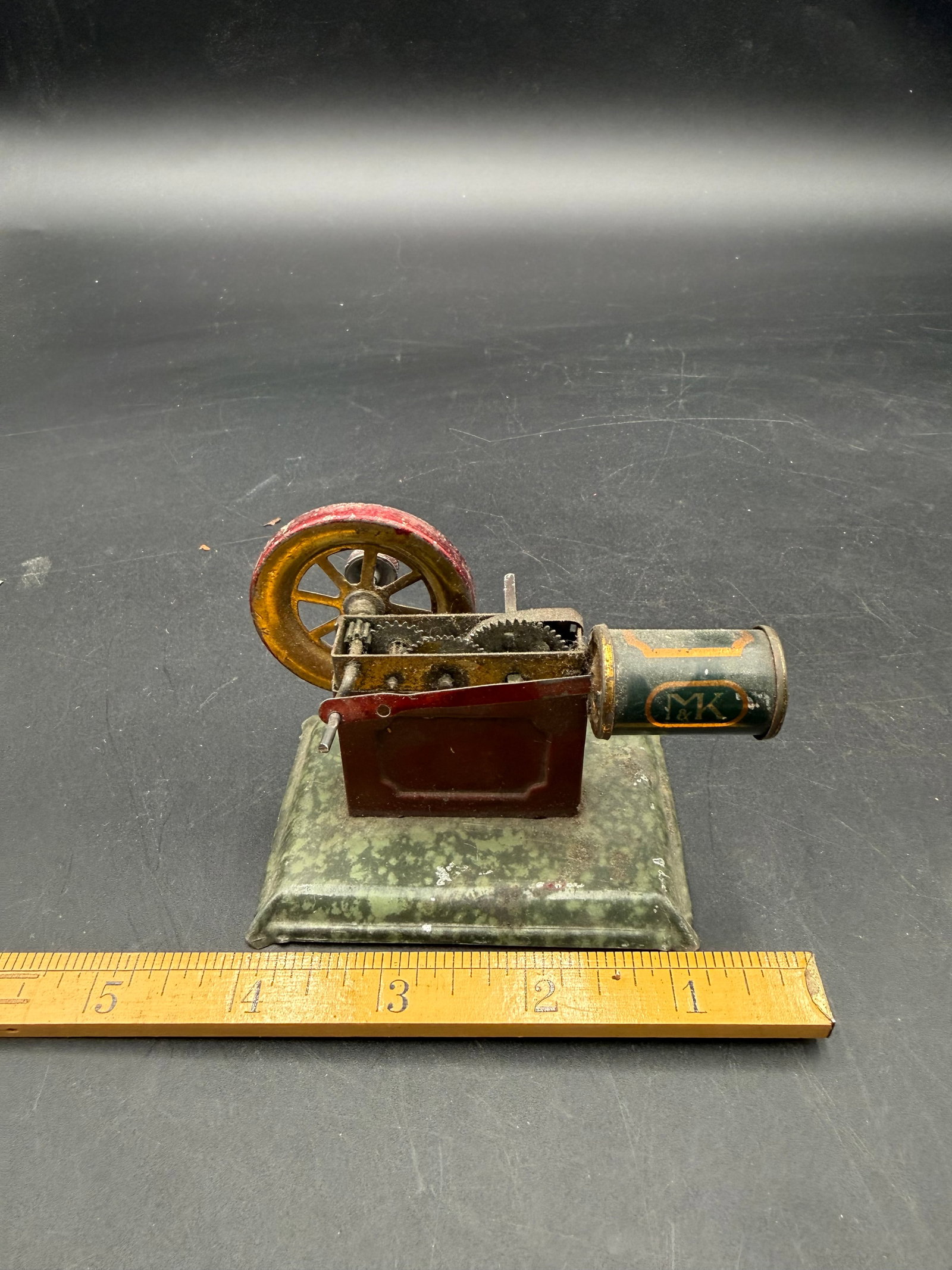 TOY MODEL STEAM ENGINE M&K GERMANY - 7