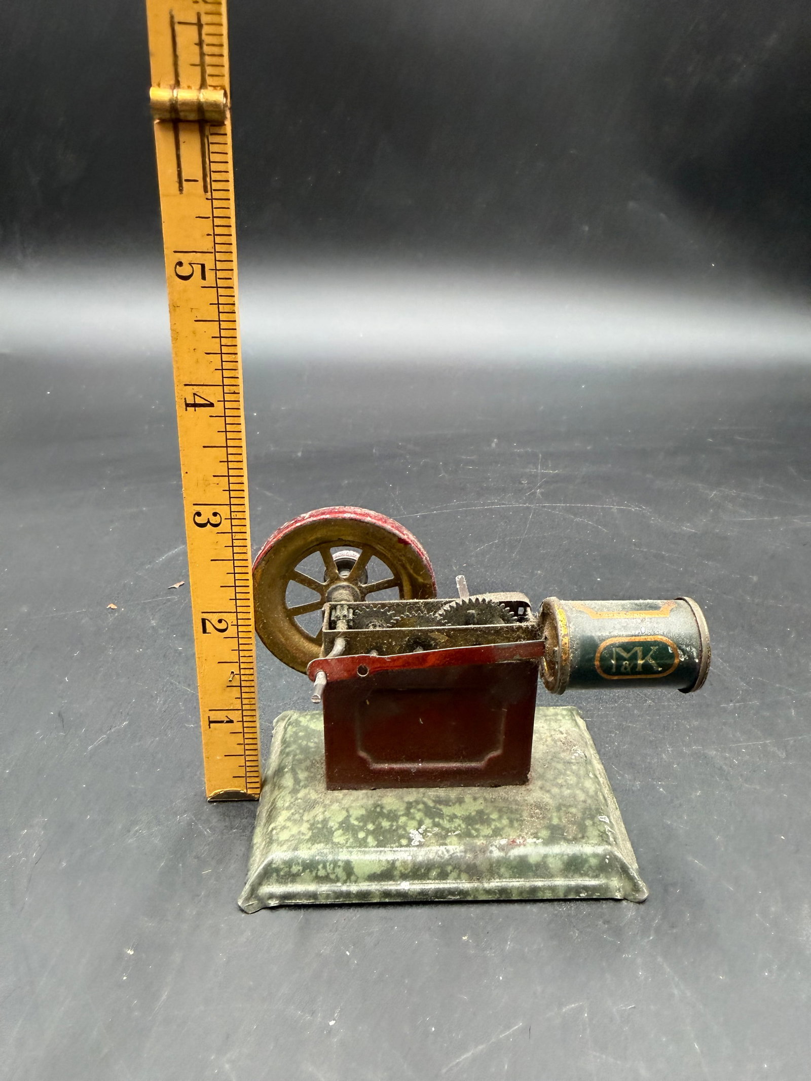 TOY MODEL STEAM ENGINE M&K GERMANY - 9
