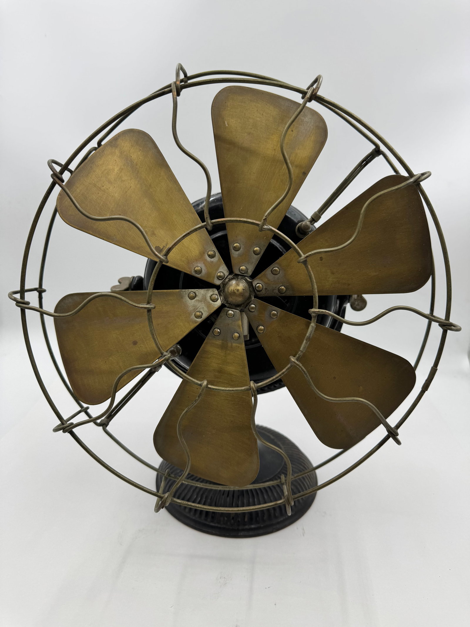 Antique GE Brass Blade Electric Fan Type U.I. Form E5 (1 of 12)