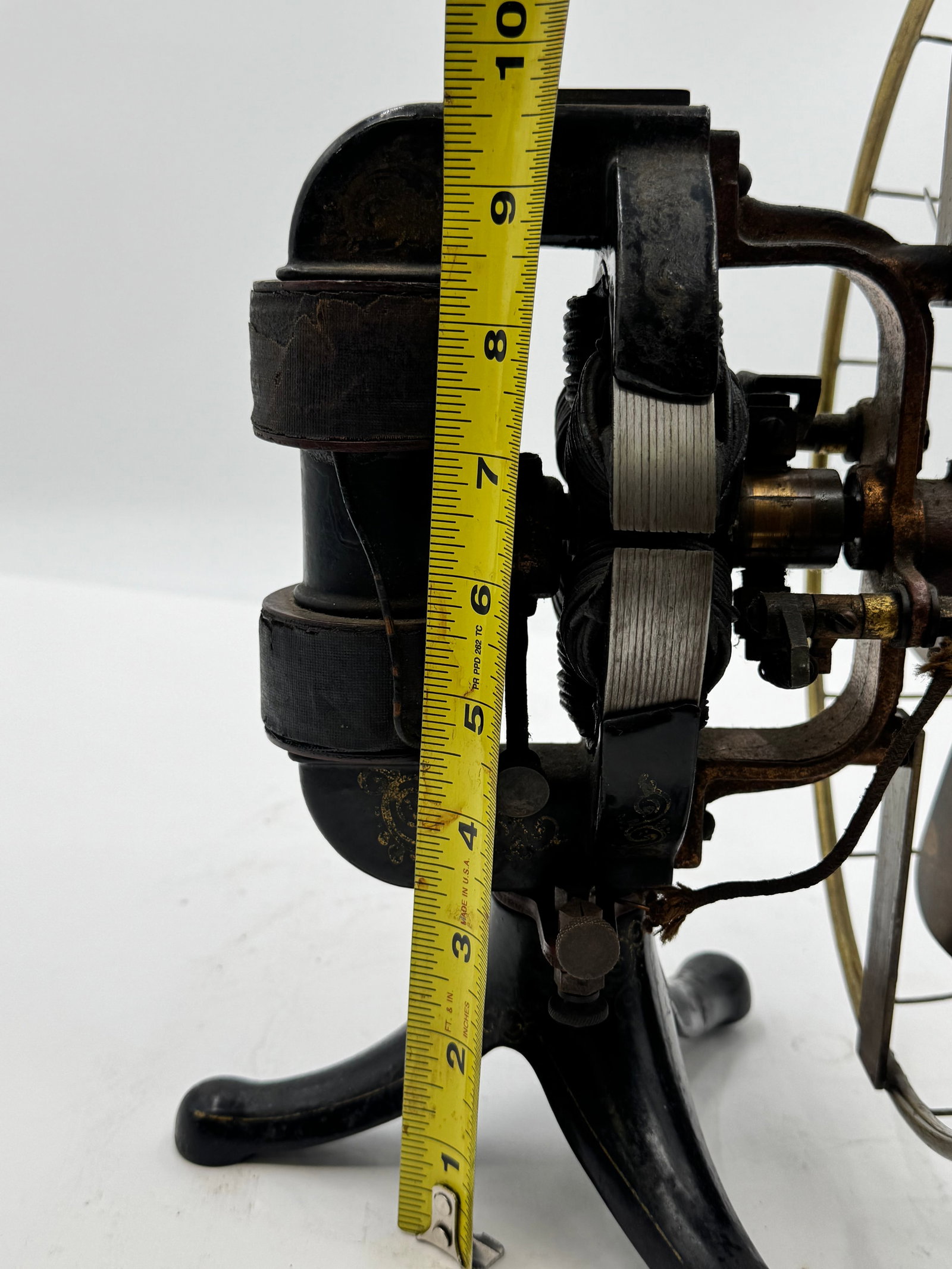 Edison 6 Blade Bipolar Cast Tag tripod Battery Fan - 12