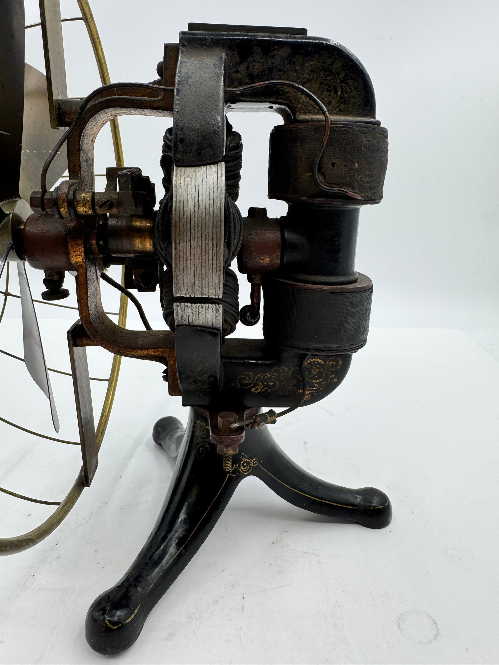 Edison 6 Blade Bipolar Cast Tag tripod Battery Fan - 4
