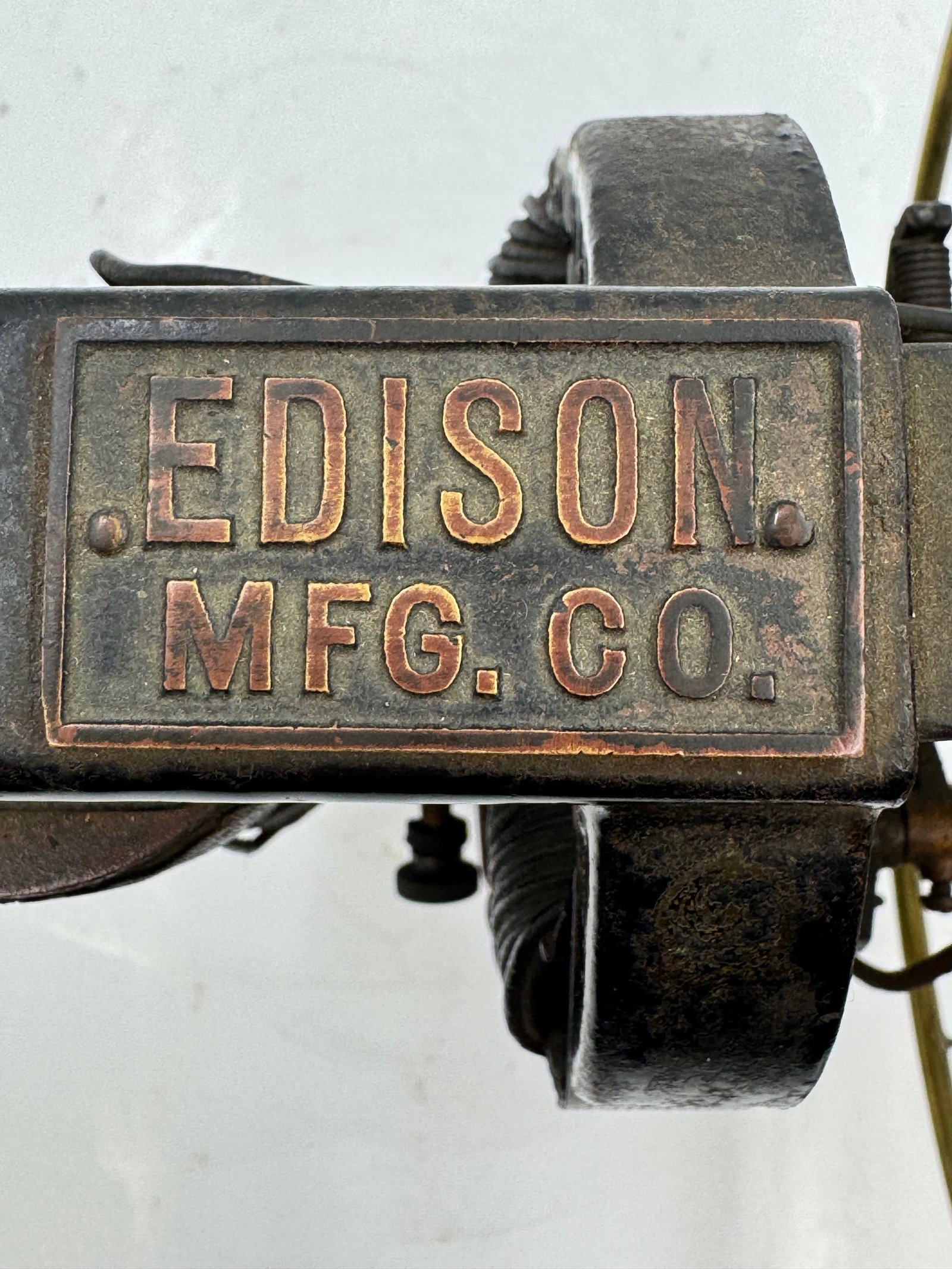 Edison 6 Blade Bipolar Cast Tag tripod Battery Fan - 9