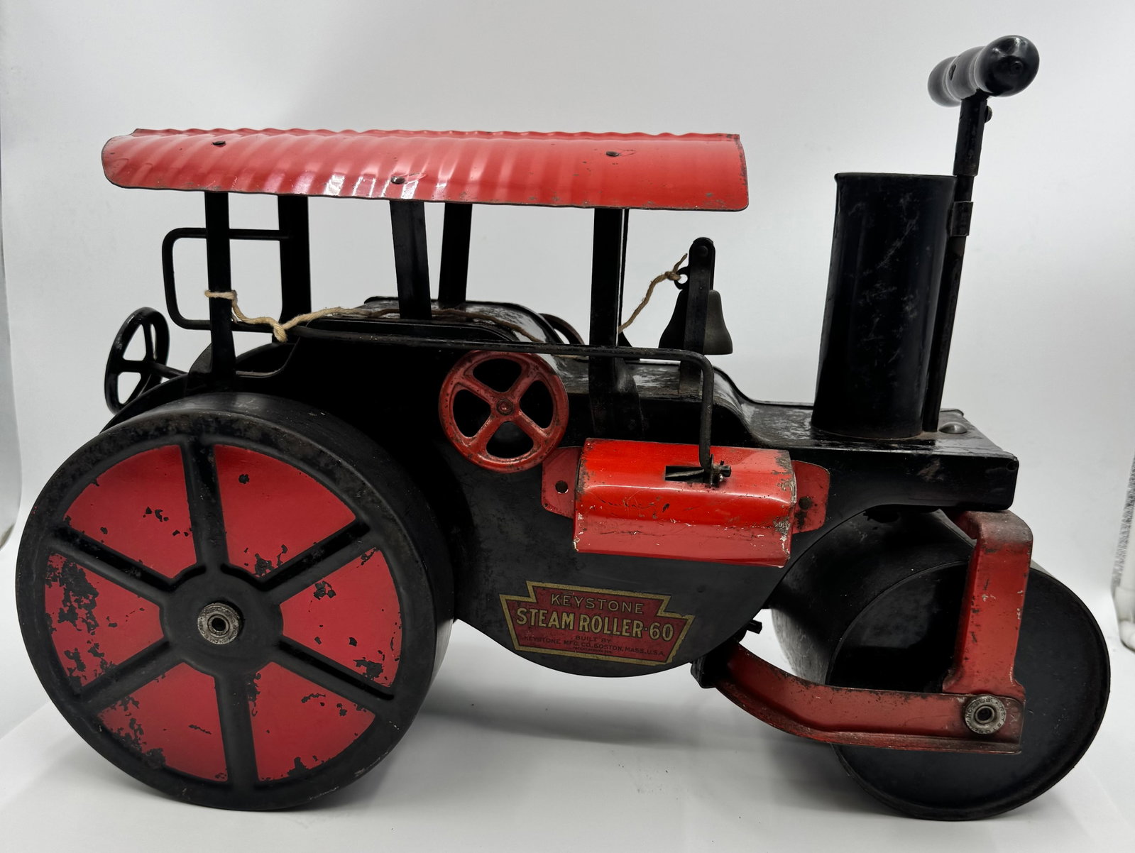 Vintage Keystone Steam Roller No. 60 Ride-On Toy (1 of 12)
