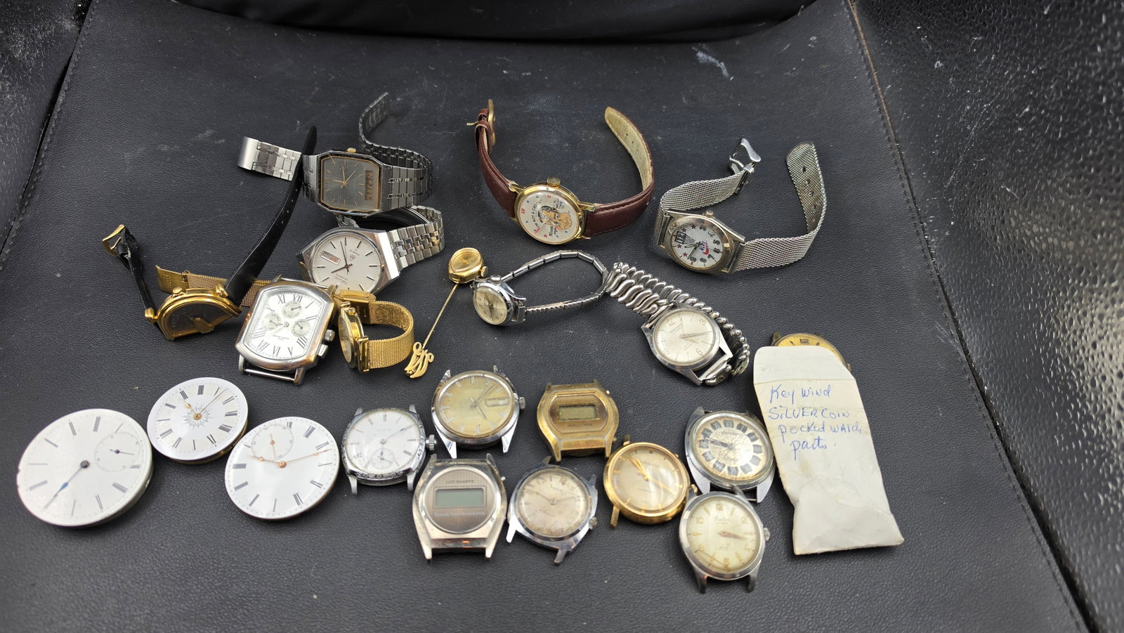 Vintage Watch Lot 25+ Pieces — Nixon Novelty, Vostok, Seiko, Waltham LCD & More c. 1940s–1980s (1 of 9)