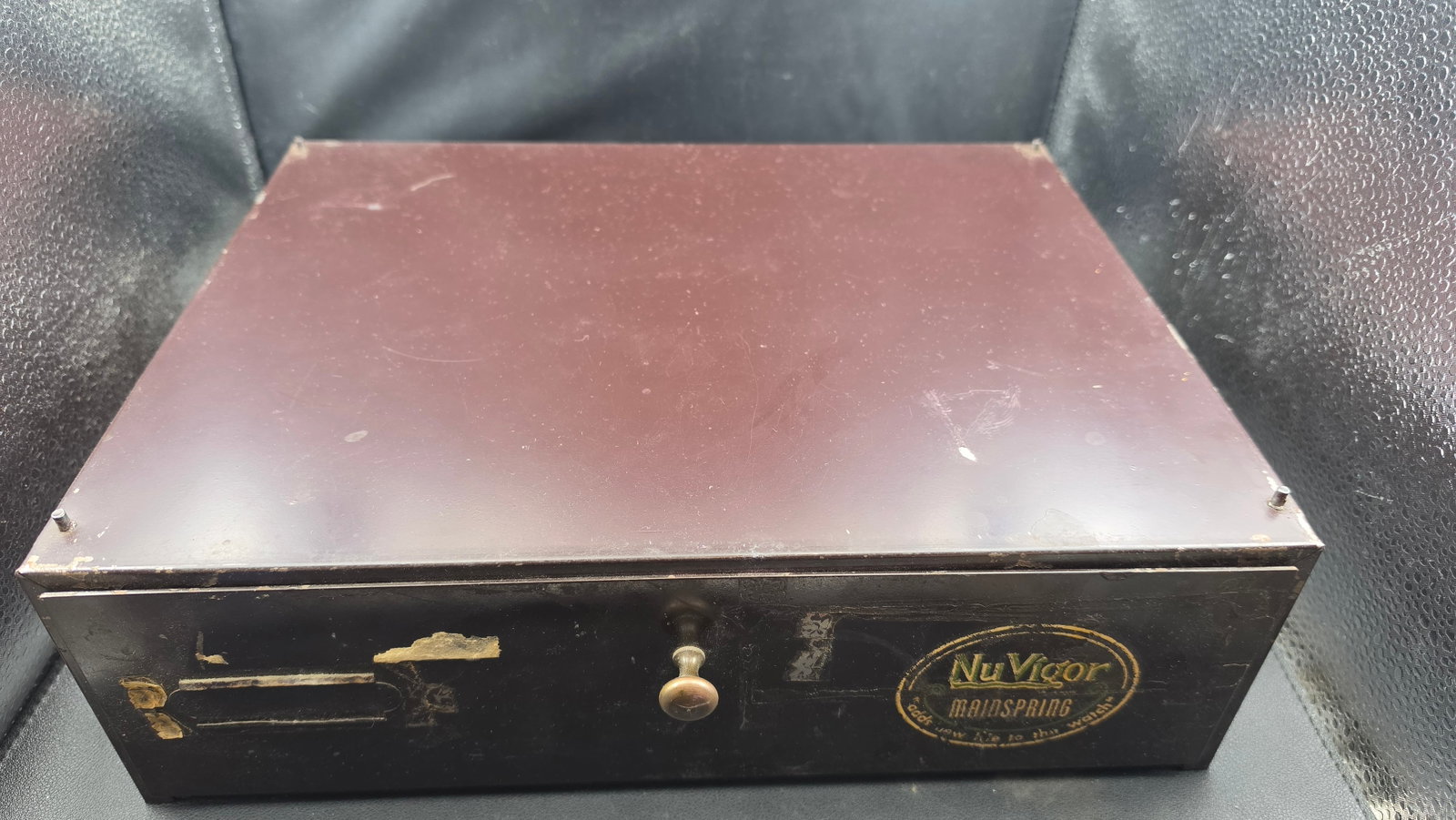 NuVigor Mainspring Watchmaker Cabinet w/ Newall Bestfit Quick-Fit Assortments ca. 1940s-1960s (1 of 6)