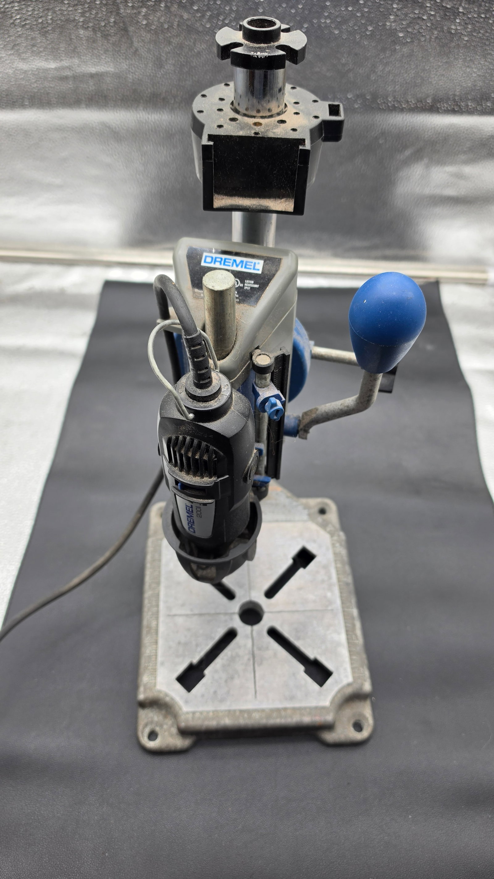 Dremel 2001 200 Series Two-Speed Rotary Tool with Model 220 Drill Press Workstation Tested Working (1 of 8)