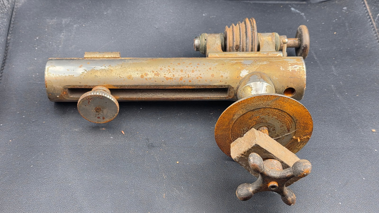 Antique American Watch Tool Co. Webster-Whitcomb Watchmaker's Lathe Serial No. 1369 Babbitt Soft Bea (1 of 7)