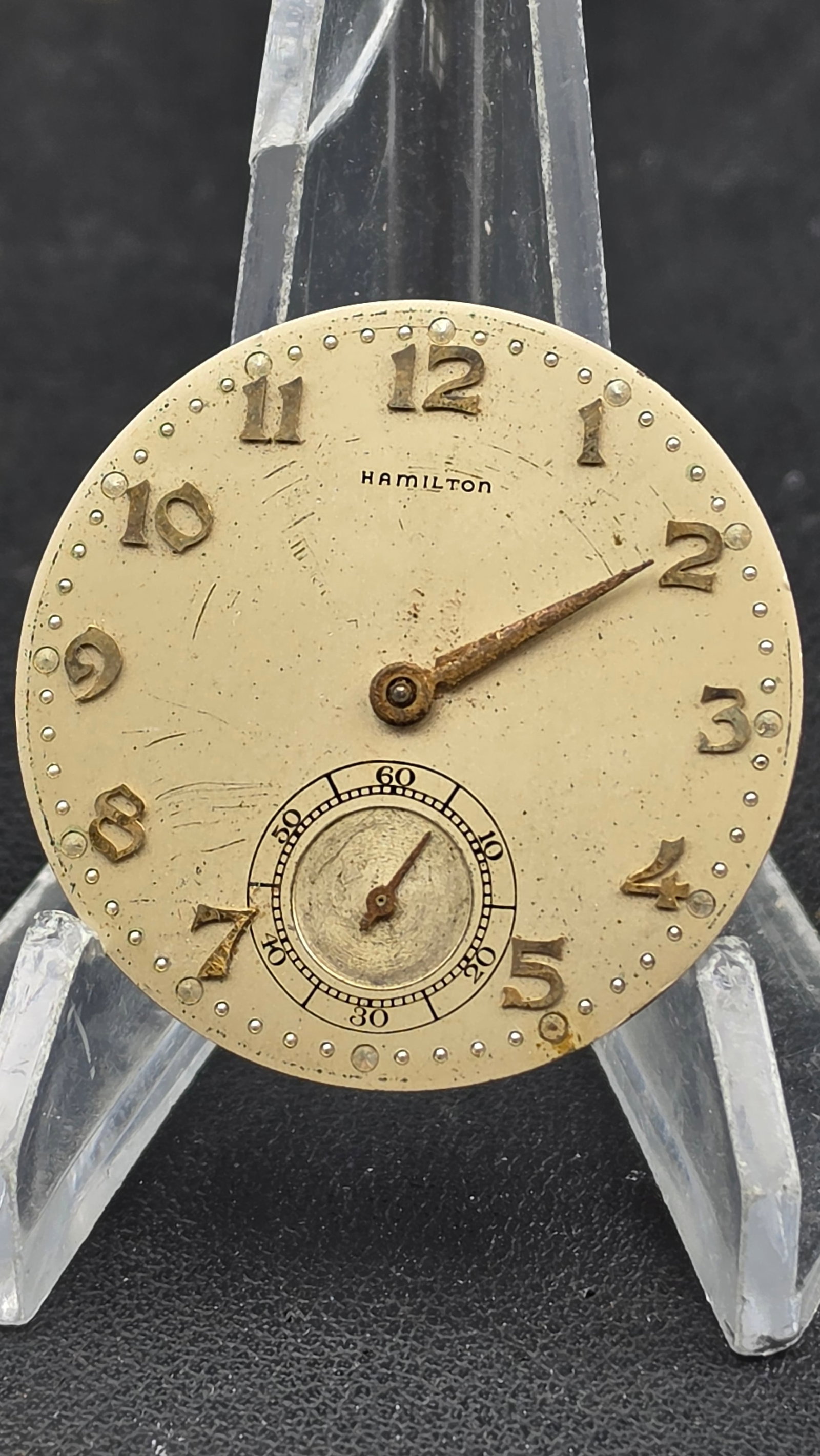 c.1946 Hamilton Grade 923 Masterpiece 10s 23J 5-Position Pocket Watch Movement (1 of 6)