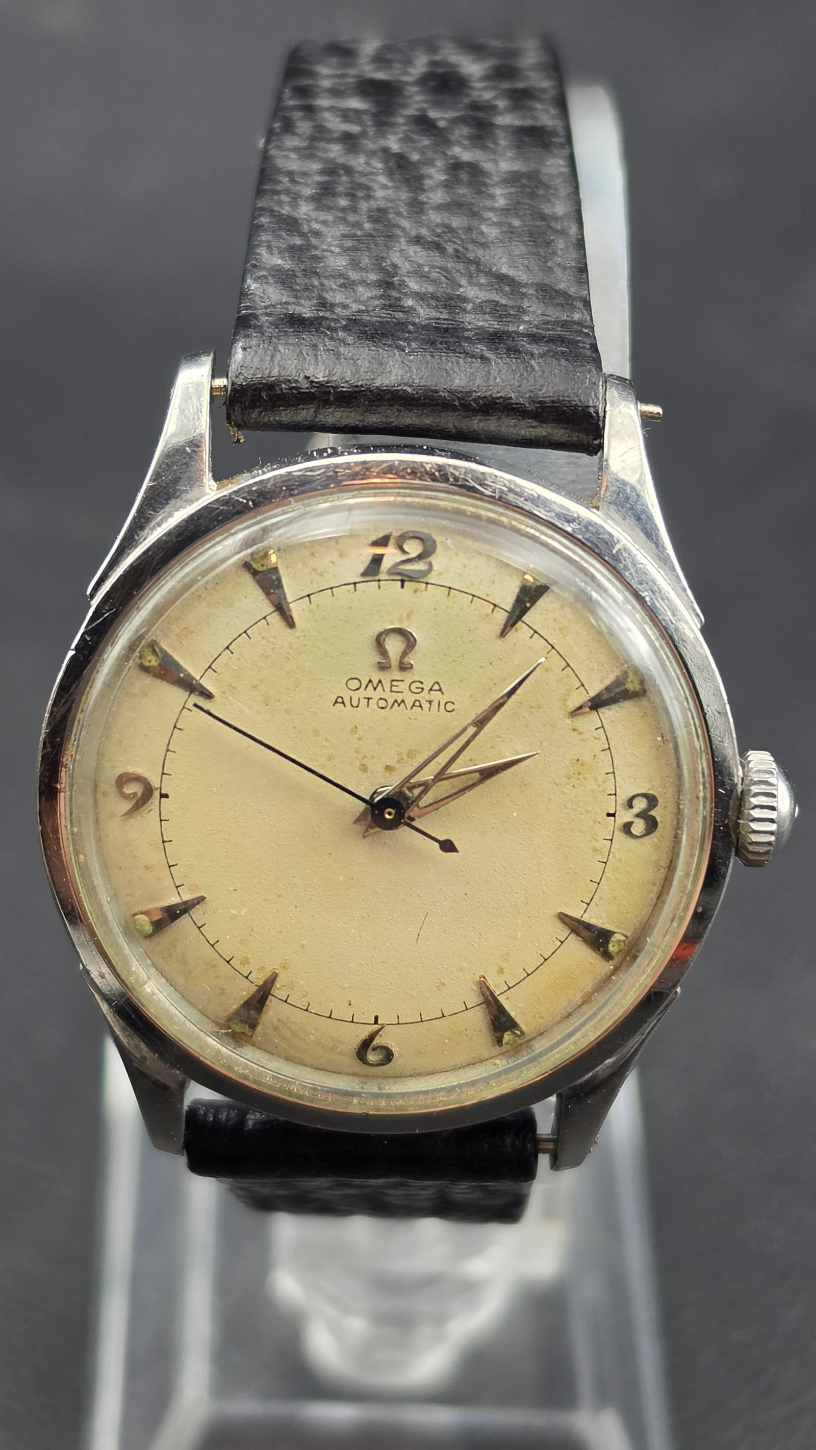 c.1952 Omega Automatic Bumper Cal 351 Ref 2635-6 17J Stainless Steel 33mm Runs (1 of 12)