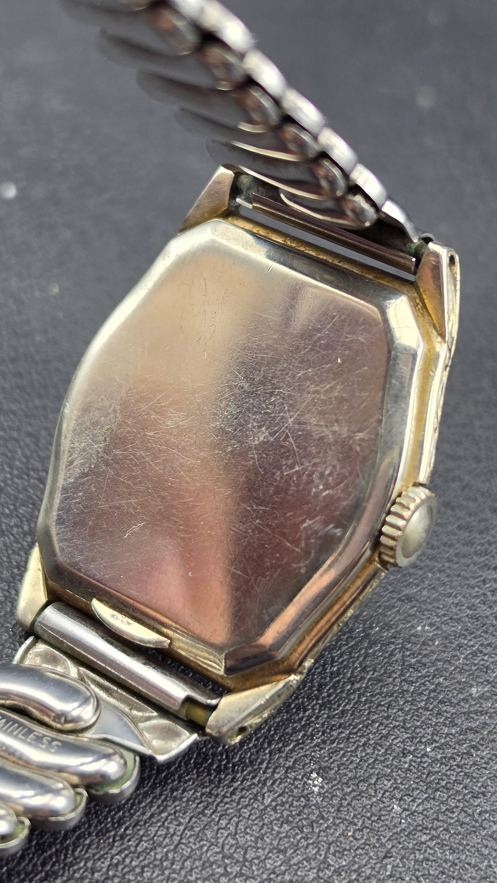 c.1929 Illinois Watch Co Solidarity 14K White Gold 6/0S Special Model No.152 21J Runs - 8