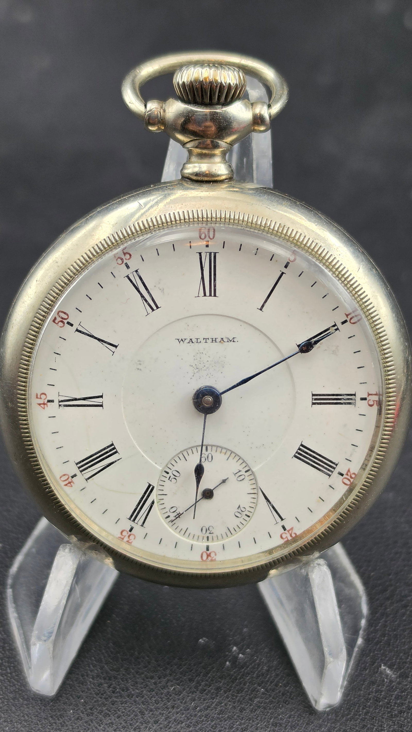 Antique 1904 American Waltham Watch Co. Grade No. 825 18s 17-Jewel Open Face Pocket Watch (1 of 9)