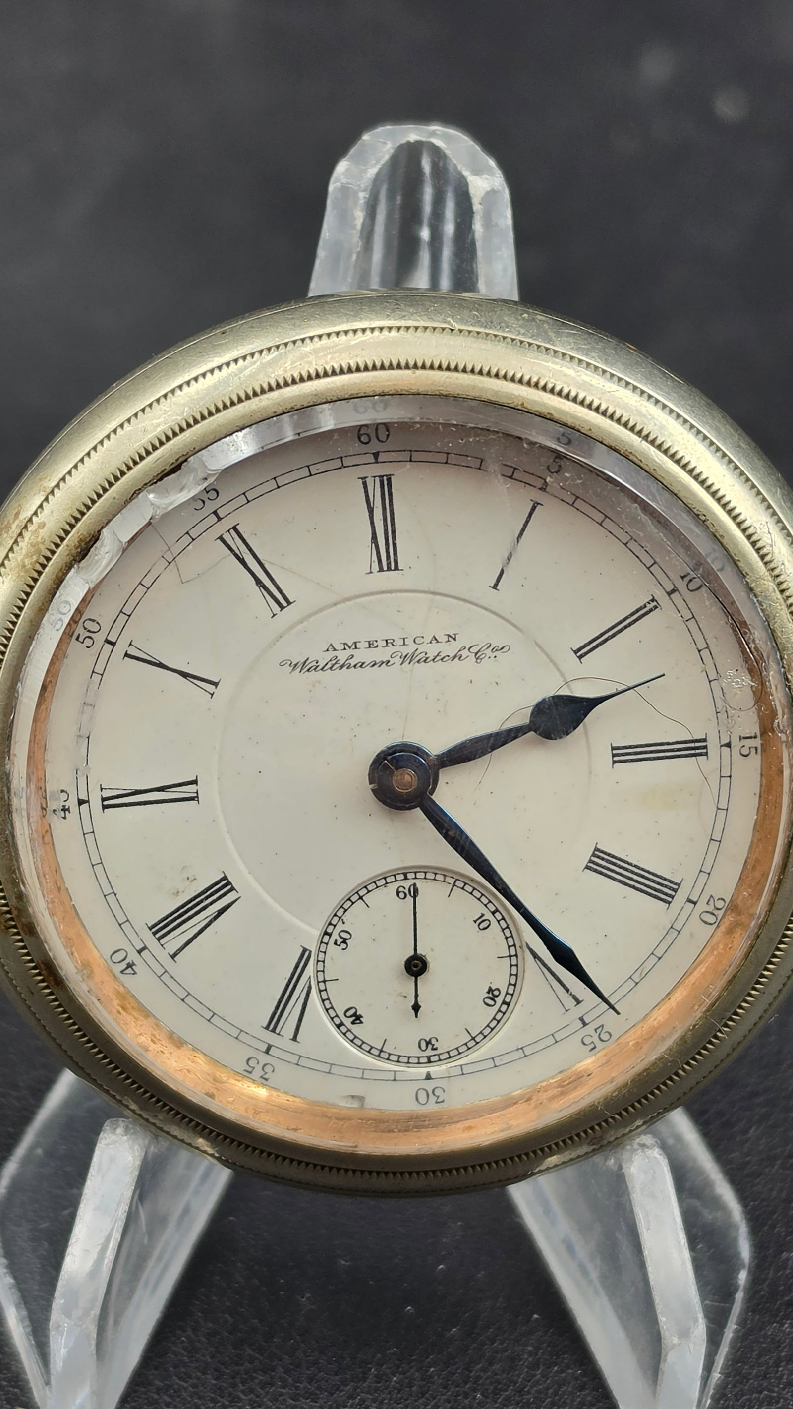 1892 Waltham P.S. Bartlett 18s 15-Jewel Sidewinder Pocket Watch Serial 5423808 Runs (1 of 8)