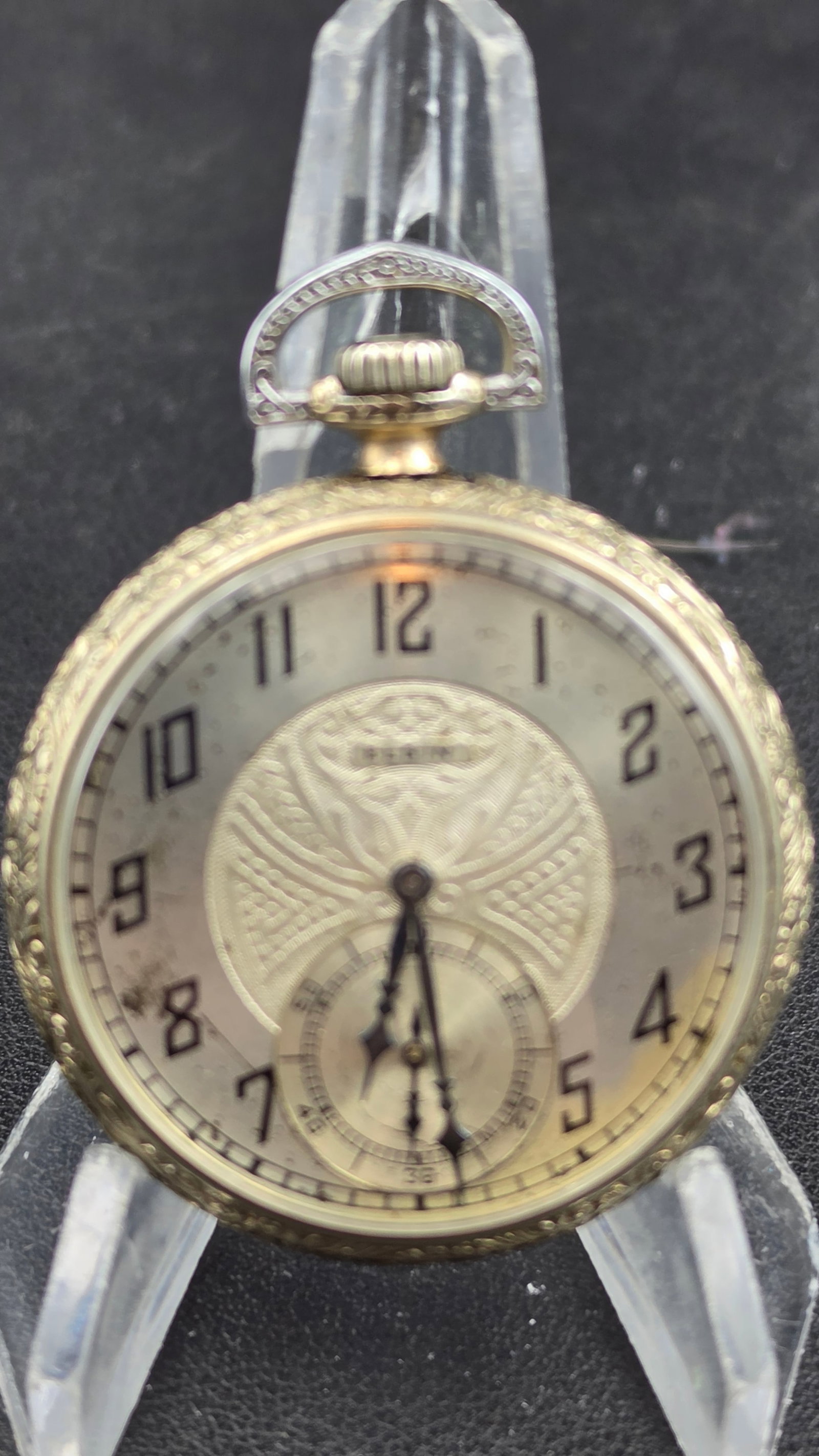 1928 Elgin Grade 303 12s 7-Jewel Pocket Watch Ornate Engraved Hunter Case Serial 30848257 Runs (1 of 9)