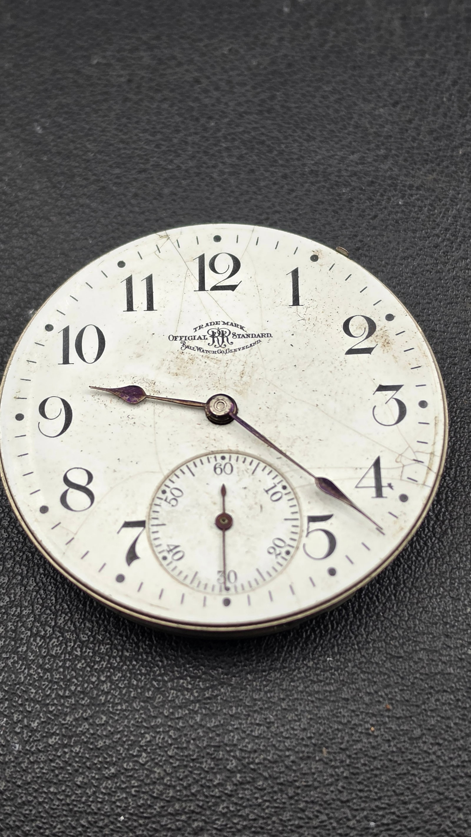 Antique 1904 Ball Watch Co Official Standard Railroad Grade 16s 17 Jewel Movement Serial B204243 (1 of 3)