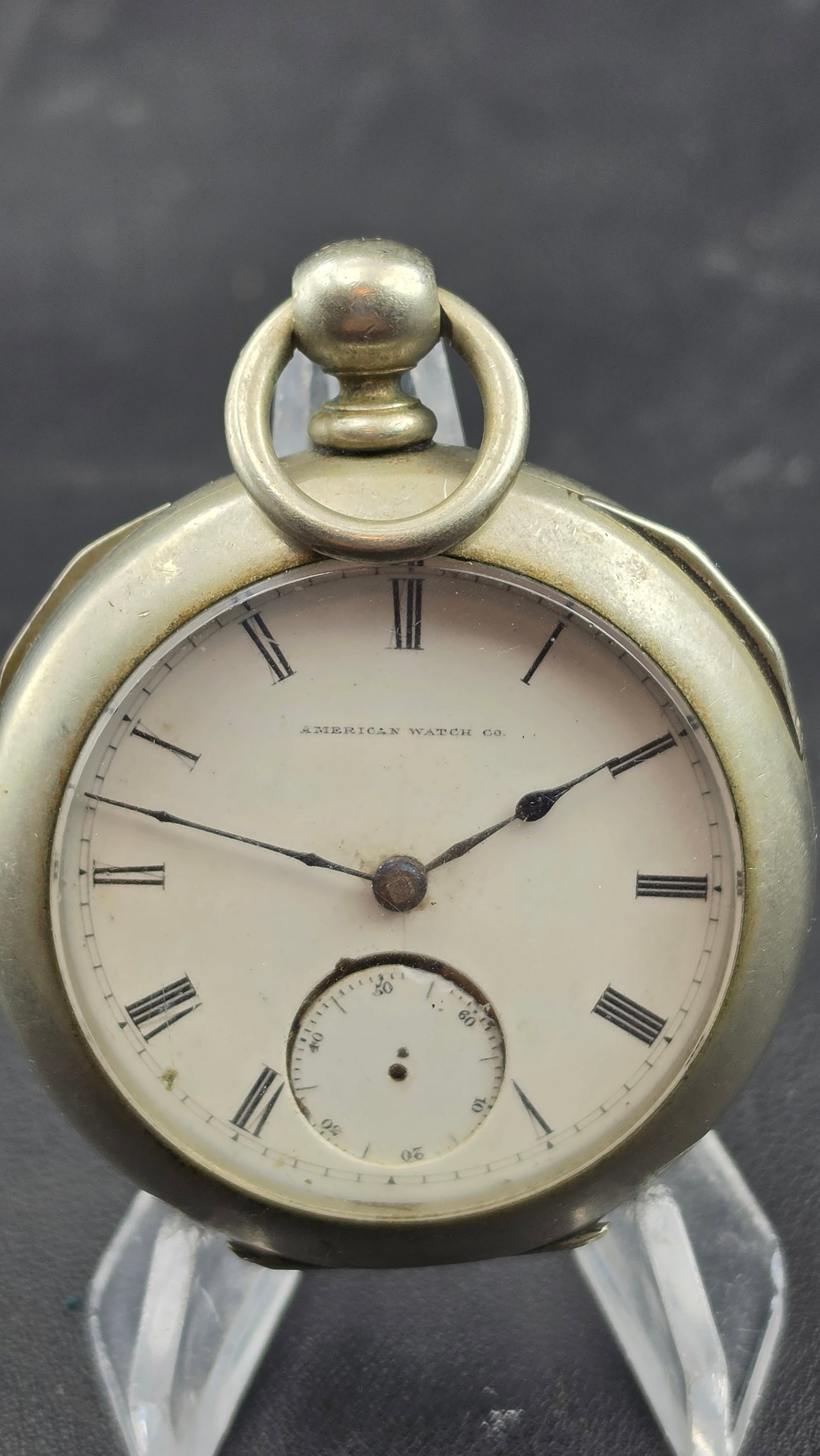 Antique 1877 Waltham Wm Ellery Model 1857 18s Key Wind Pocket Watch Serial 1032822 Dueber Silverine (1 of 8)