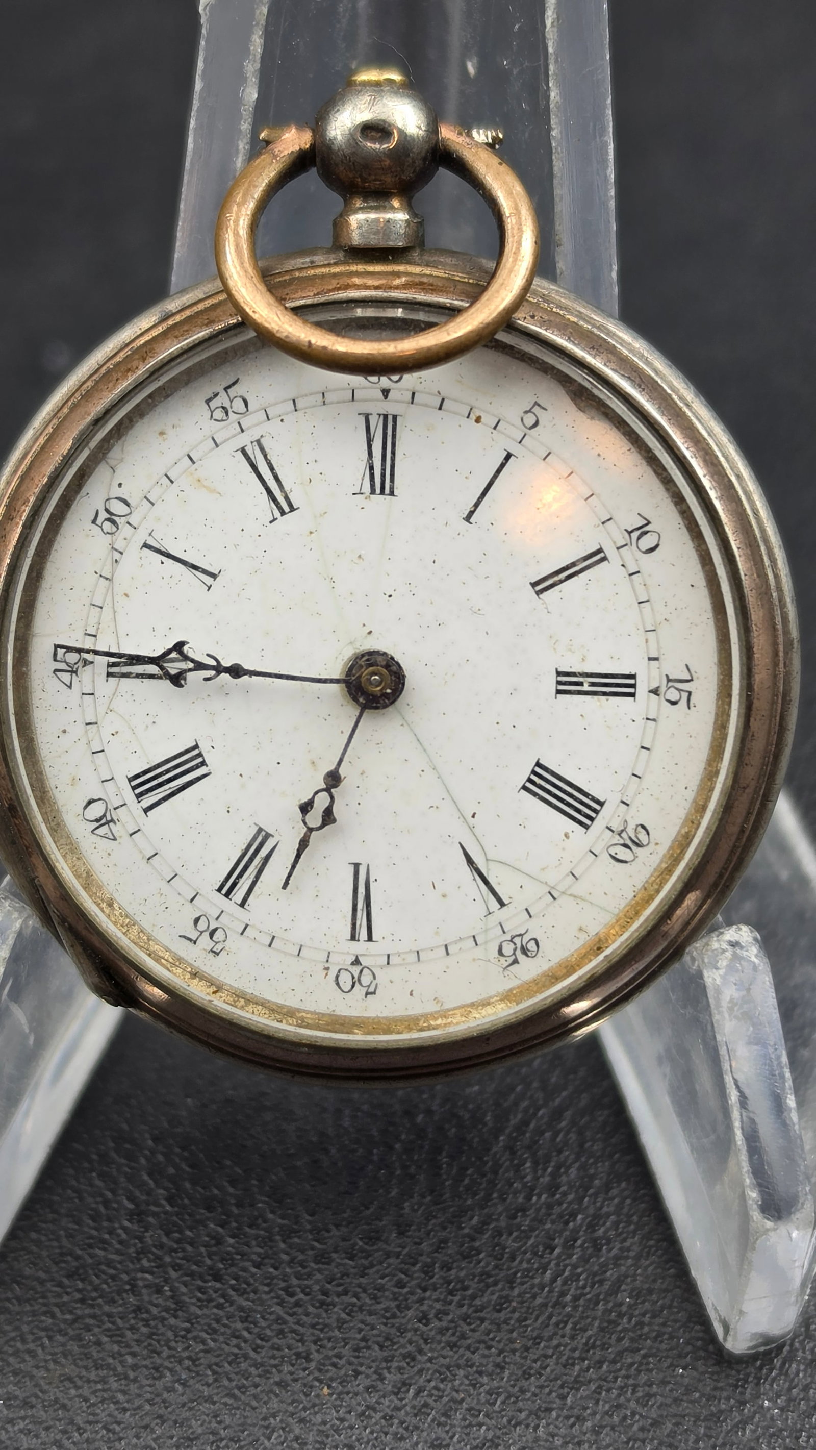 Antique Swiss 0.800 Silver Pocket Watch Cylindre 4 Rubis No. 341 Key Wind 37mm Swedish Provenance: This is a genuine antique Swiss cylinder escapement pocket watch in a confirmed 0.800 silver hunter case, dating to the late 19th century. The gilt movement is engraved "Cylindre 4 Rubis, No. 341" —