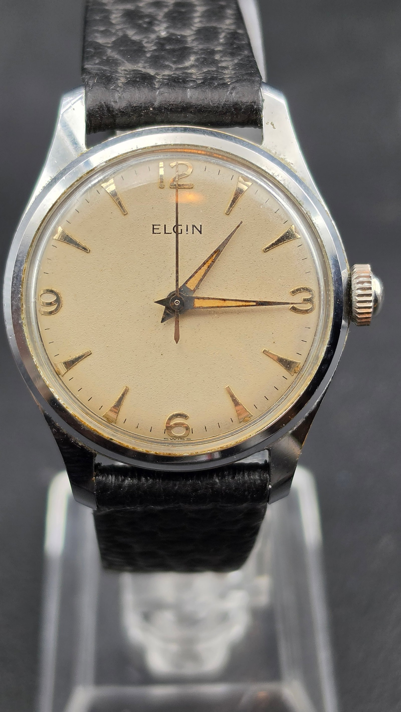 Elgin National Watch Company Swiss 17 Jewel Caliber 679 Manual Wind Men's Watch 32mm, ca. (1 of 11)