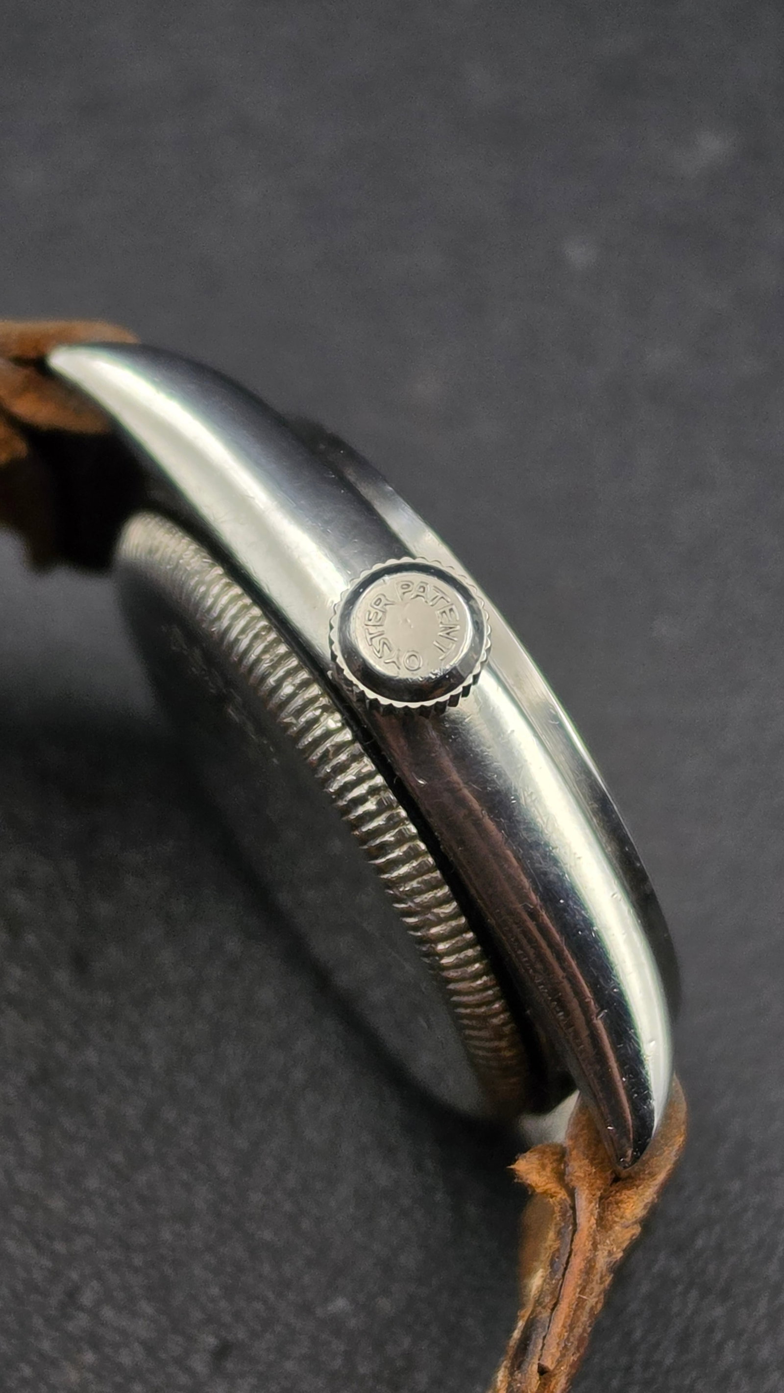 1930s Rolex Oyster Athlete Bucherers Double Signed Dial Stainless Steel 29mm Manual Wind Runs - 5