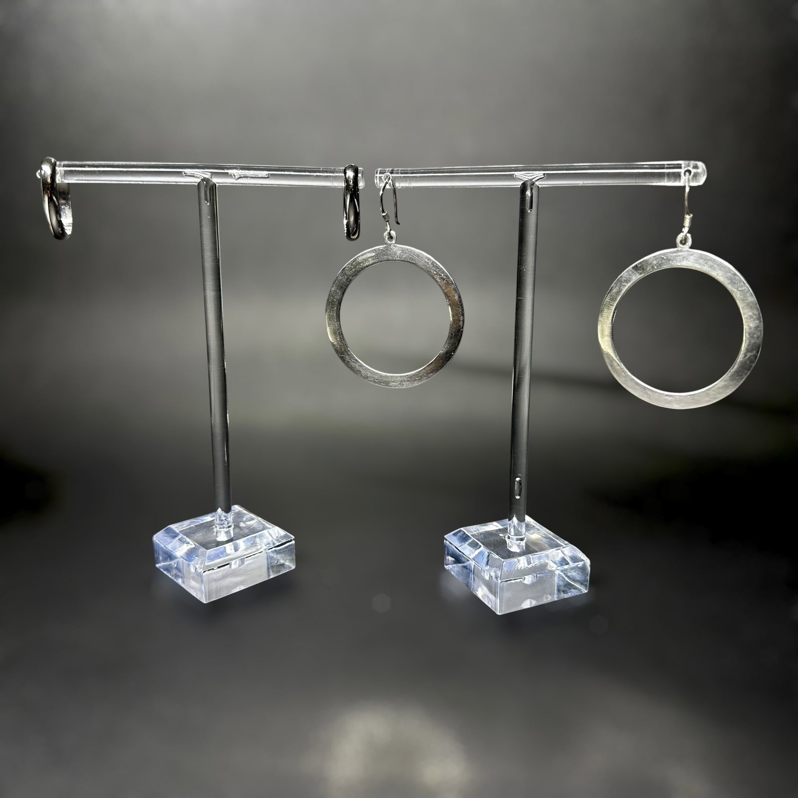 10g 925 Sterling Silver Hoop Earring Lot (1 of 10)