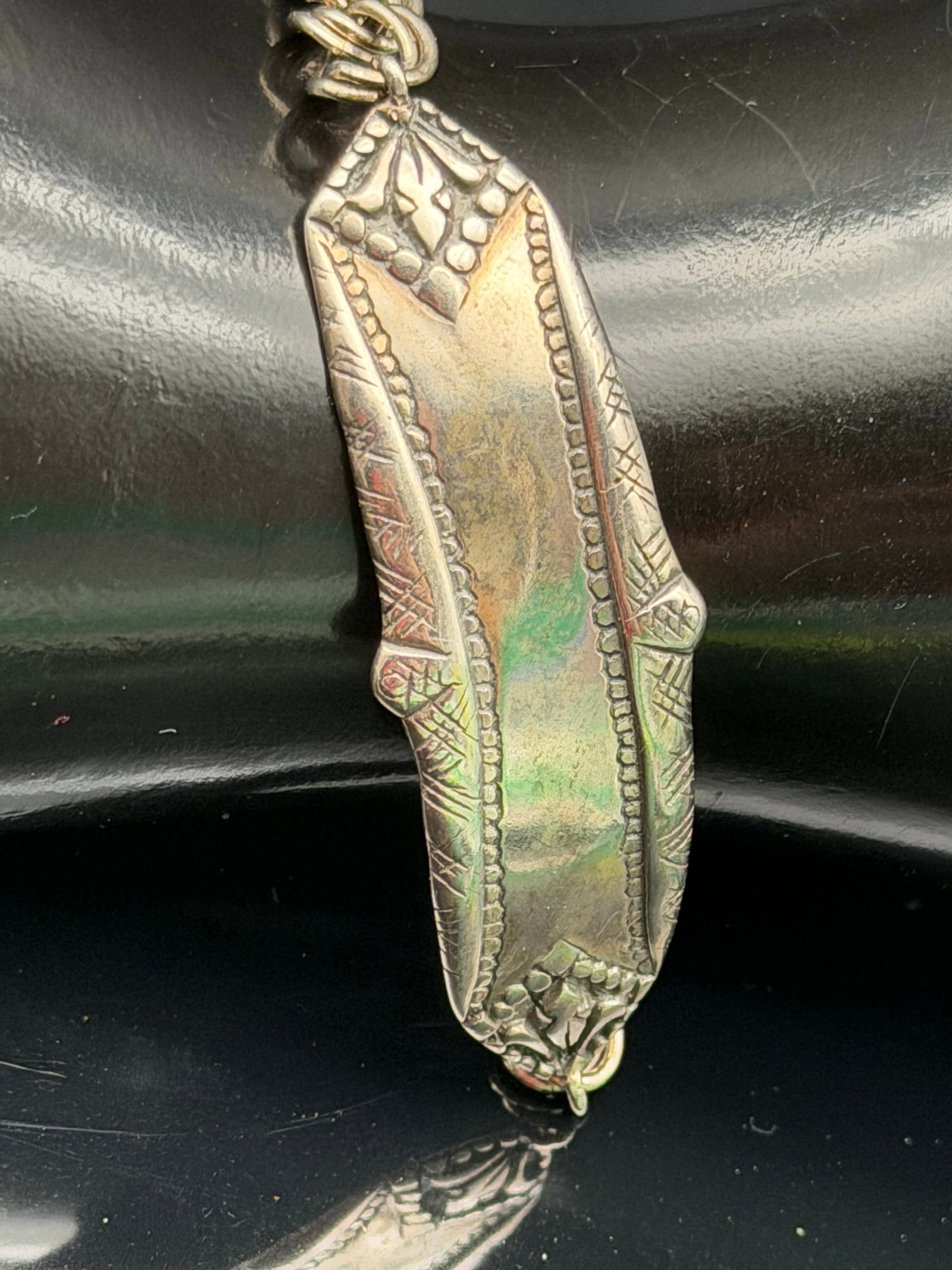 16g-Vintage 925 Sterling Silver Engraved ID Bracelet (1 of 8)