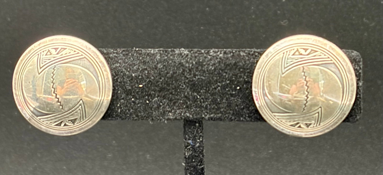 8.3g Sterling Silver Southwestern Clip Earrings (1 of 7)