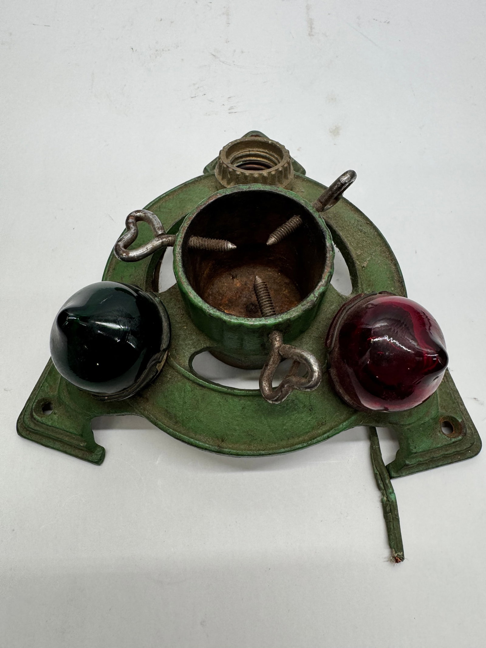 Antique Cast Iron Lighted Christmas Tree Stand (1 of 10)