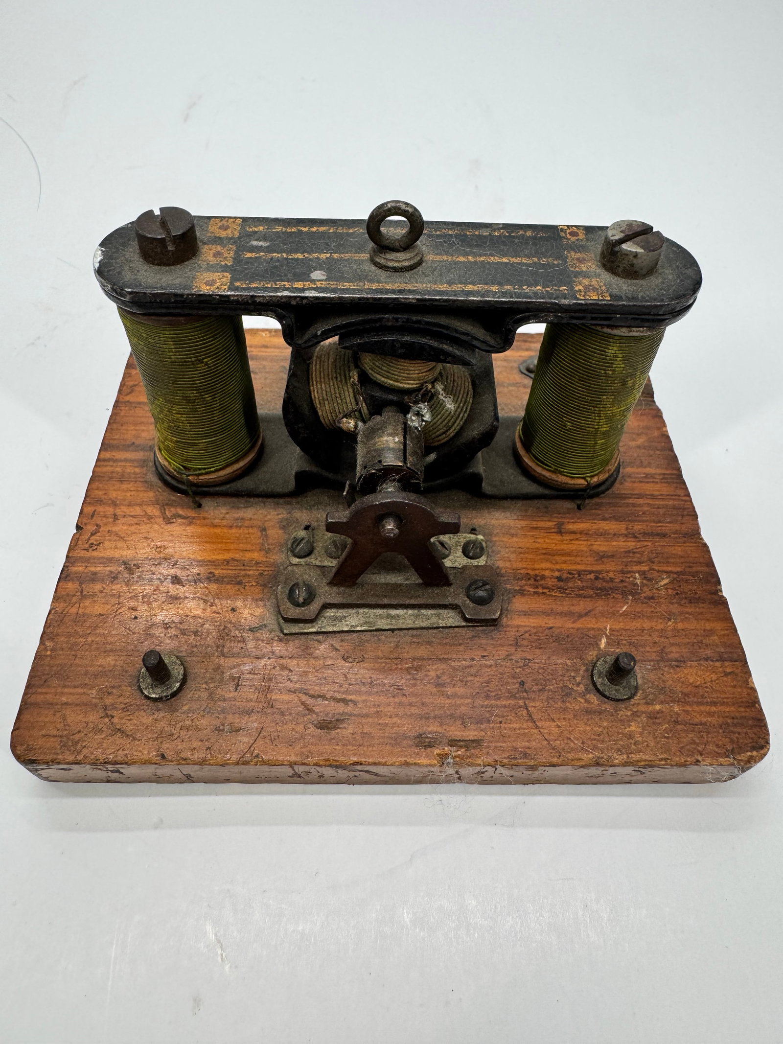 Antique Bing GBN Electric Toy Motor Wood Base Germany c.1900 (1 of 7)