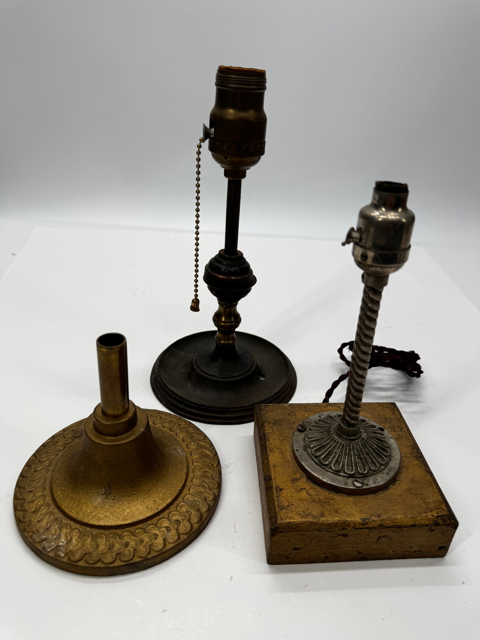 Vintage Table Lamp Bases Lot of 3 Parts/Repair (1 of 12)