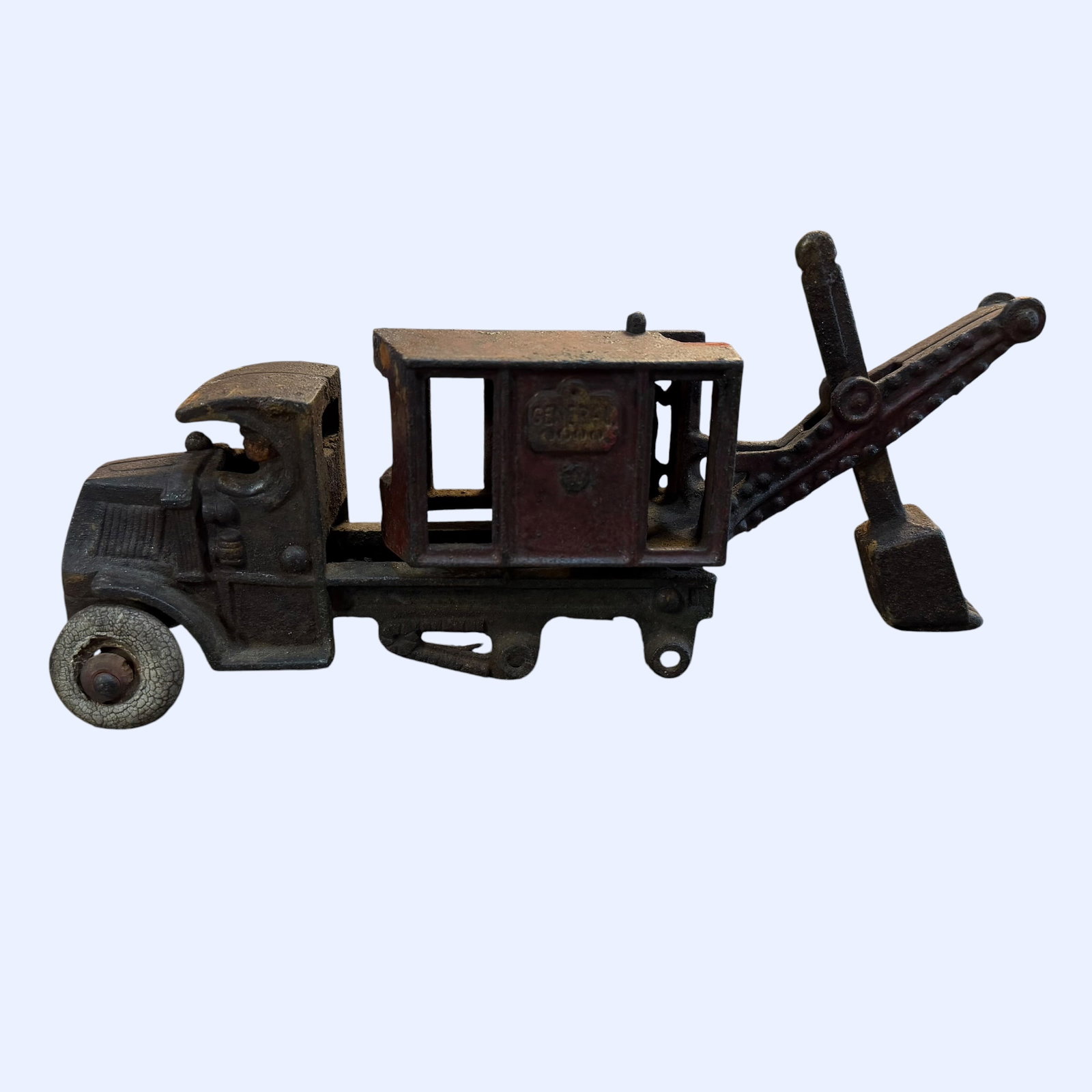 Hubley Cast Iron Mack General Steam Shovel Truck Toy (1 of 9)