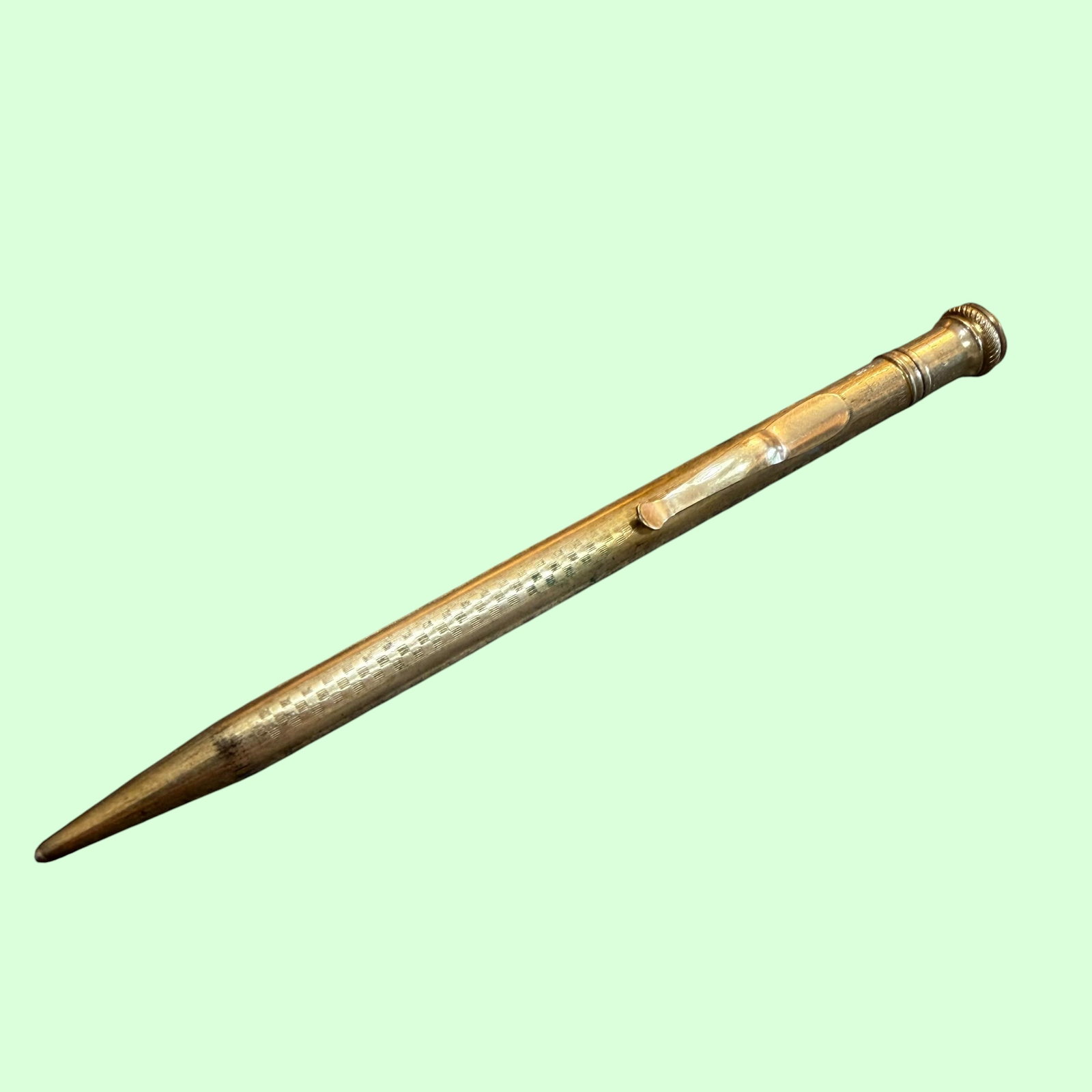 Arthur A. Waterman 14k GF Gold Filled Mechanical Pencil 13.09g - Works (1 of 7)