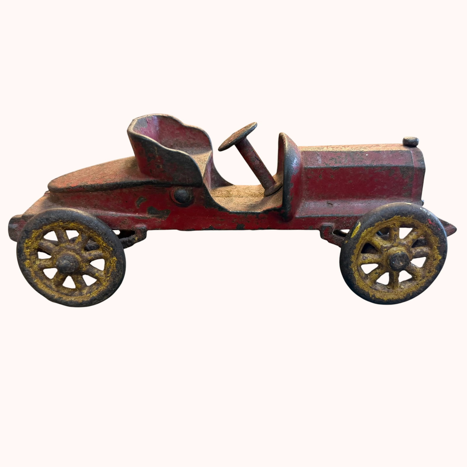 Antique A.C. Williams Cast Iron Runabout Toy Car 7.25” (1 of 10)