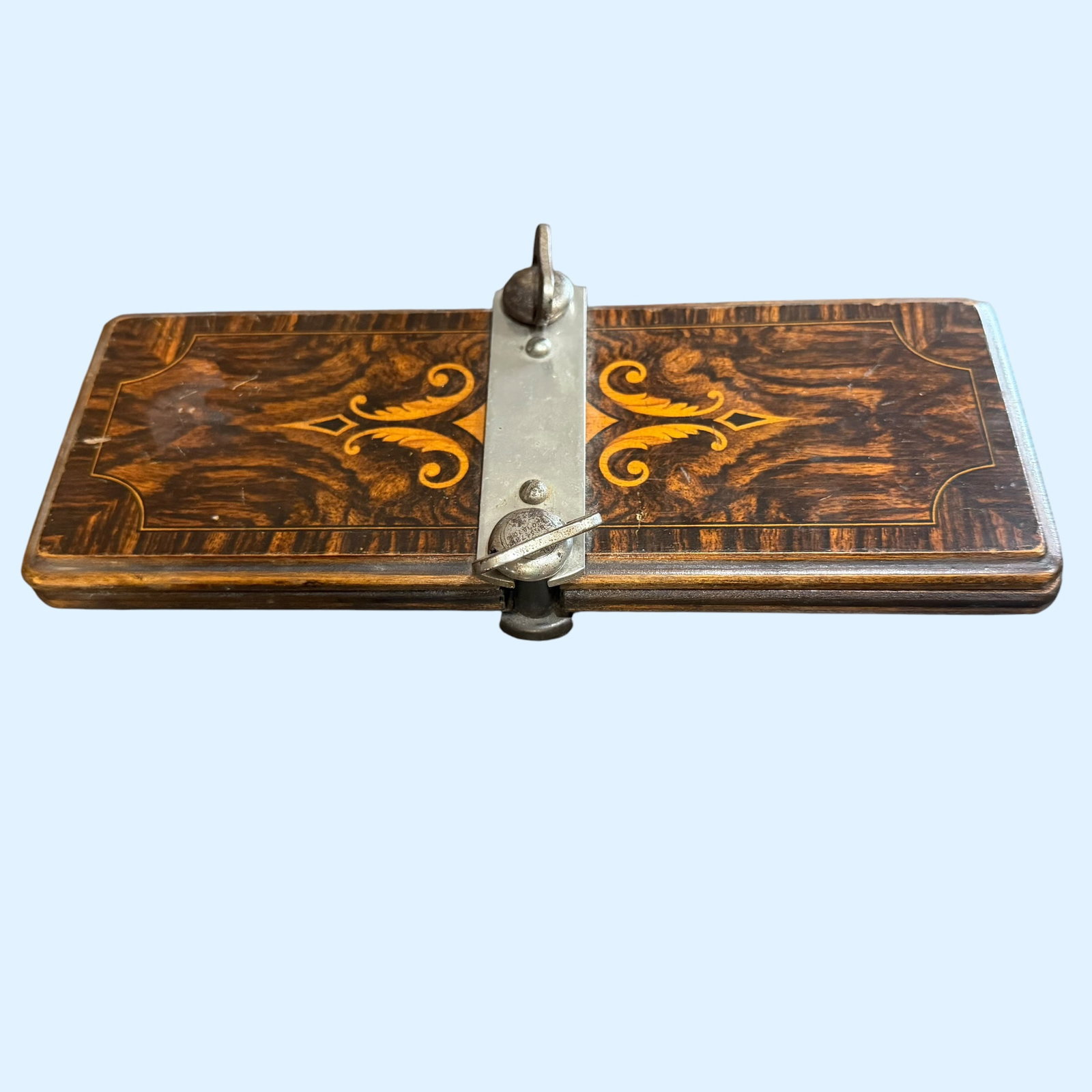 Antique Hepworthâ€™s J. & R. Blackburn Chorley England Wood Tie Press (1 of 10)