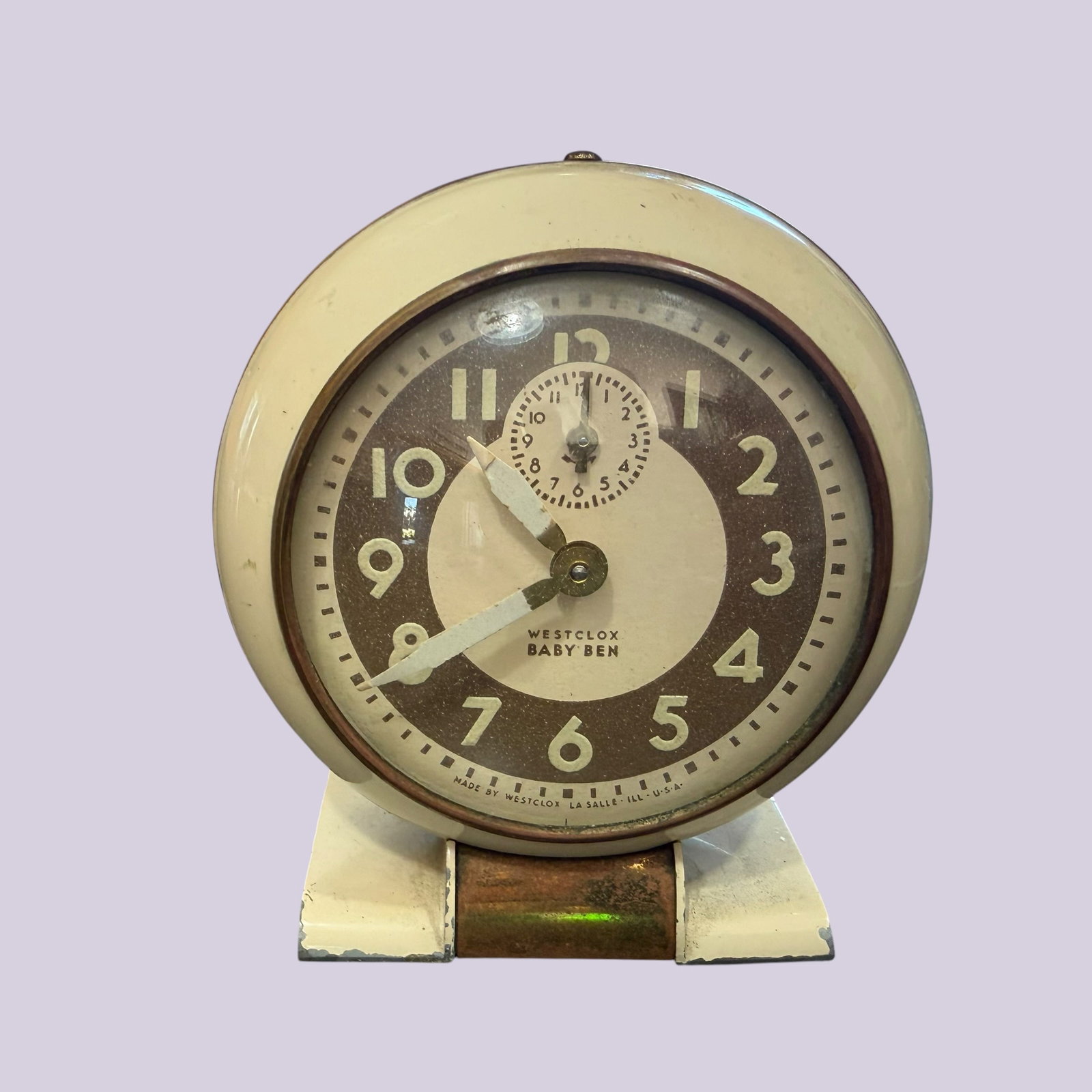 1940s Westclox Baby Ben Travel Alarm Clock Model 61-R (1 of 10)