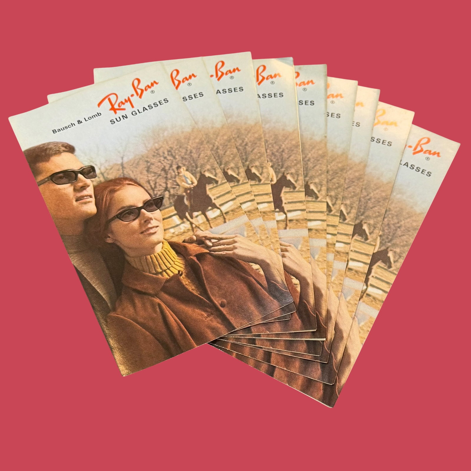 9 Vintage Bausch & Lomb Ray Ban Sun Glasses Brochure Flyers Handouts (1 of 10)