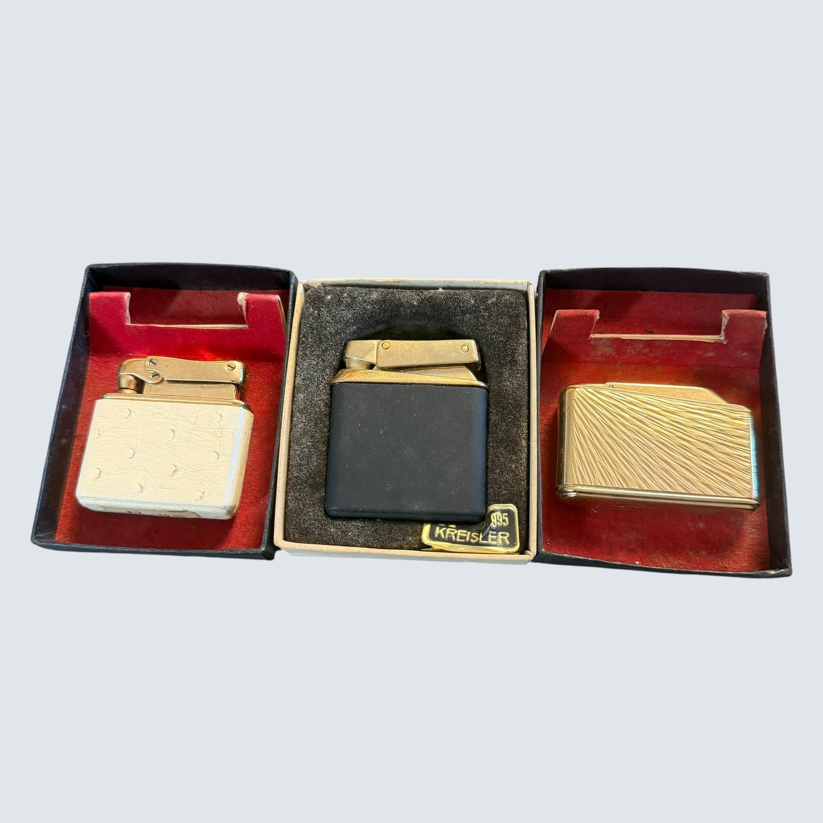 3 New Old Stock Butane Pocket Lighters Calibri Kreisler (1 of 10)