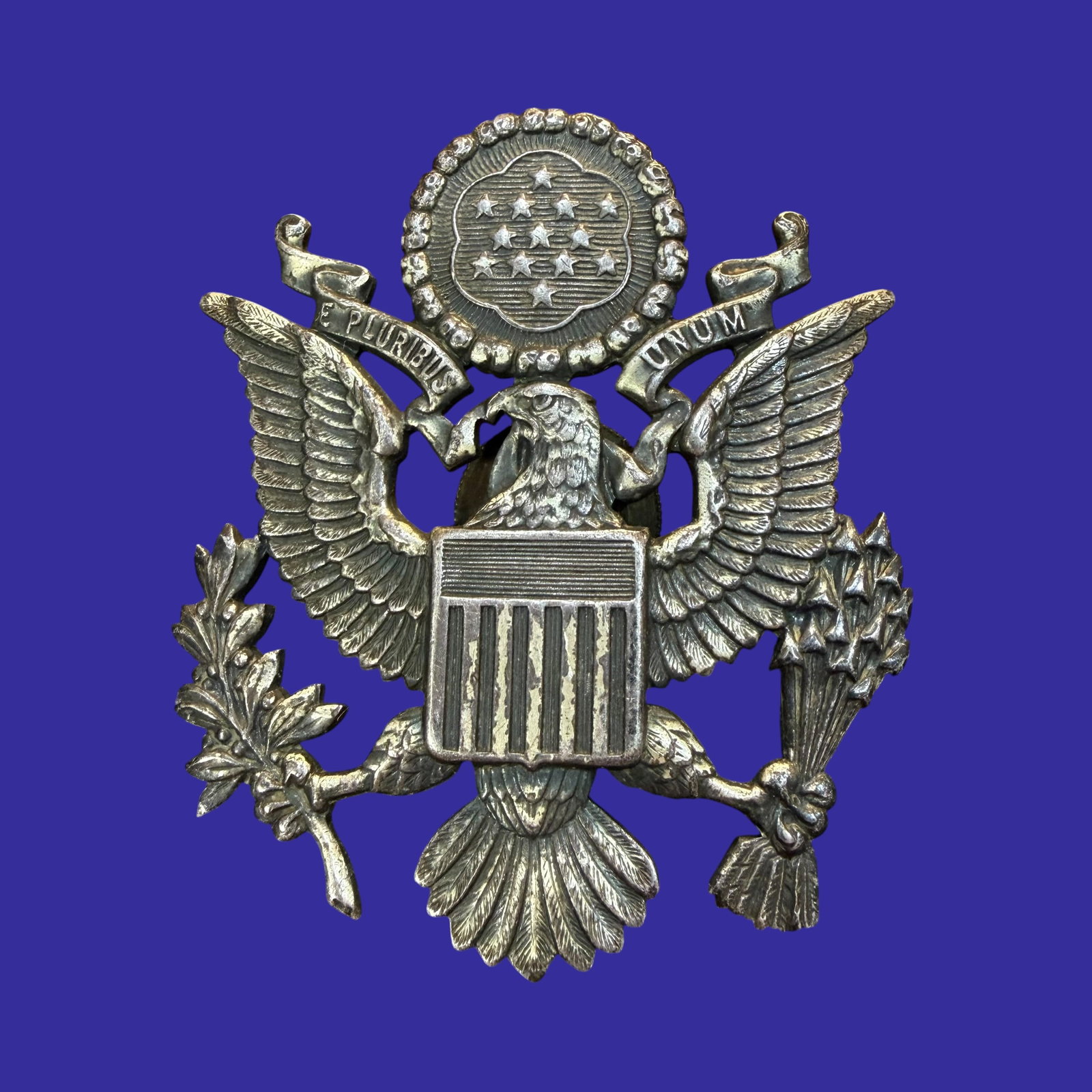 WW2 Korea Vietnam US Air Force Hat Badge Evans (1 of 10)
